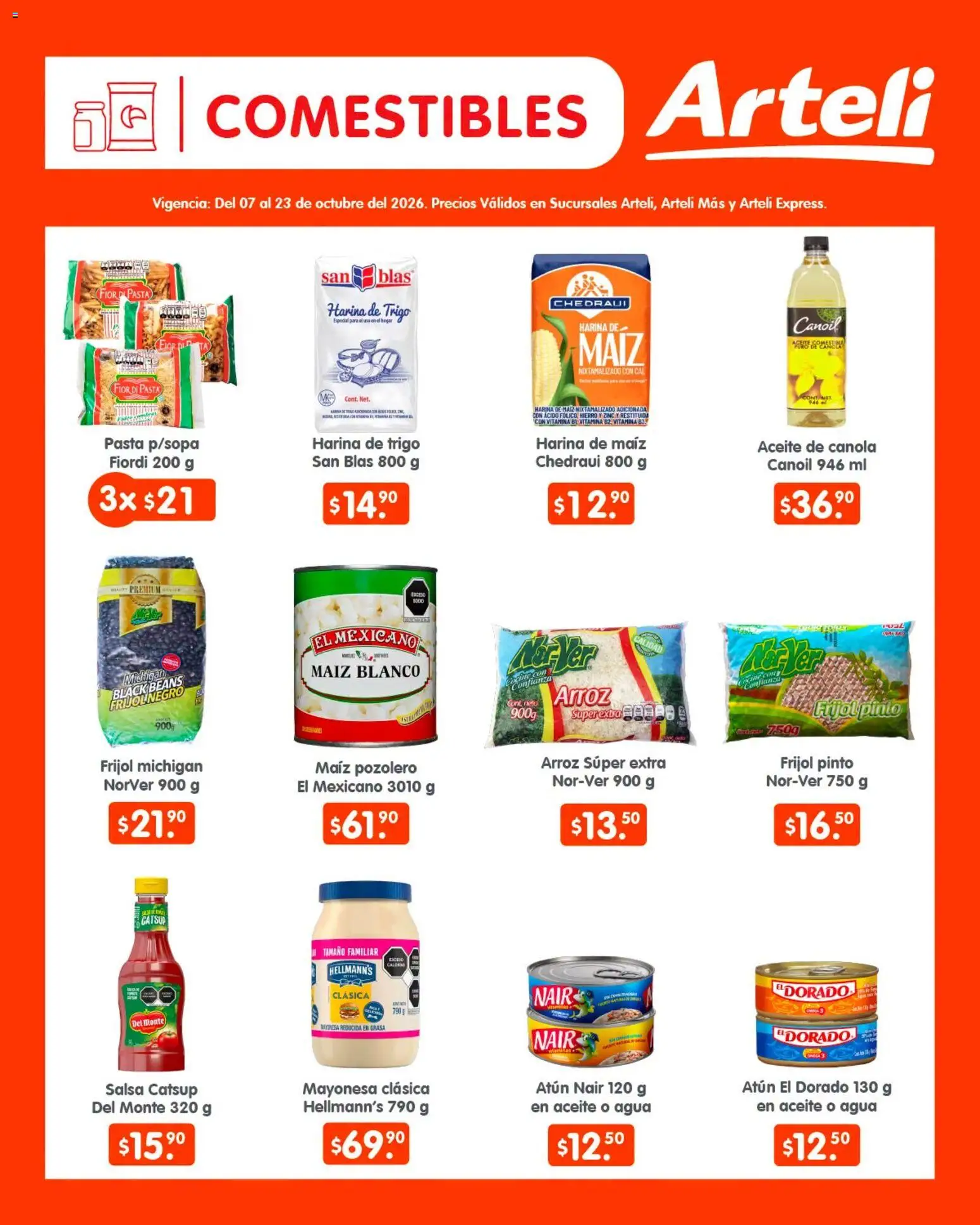 Vista previa las ofertas de la tienda Arteli - Arteli folleto Quincenal desde el 07/10/2026 