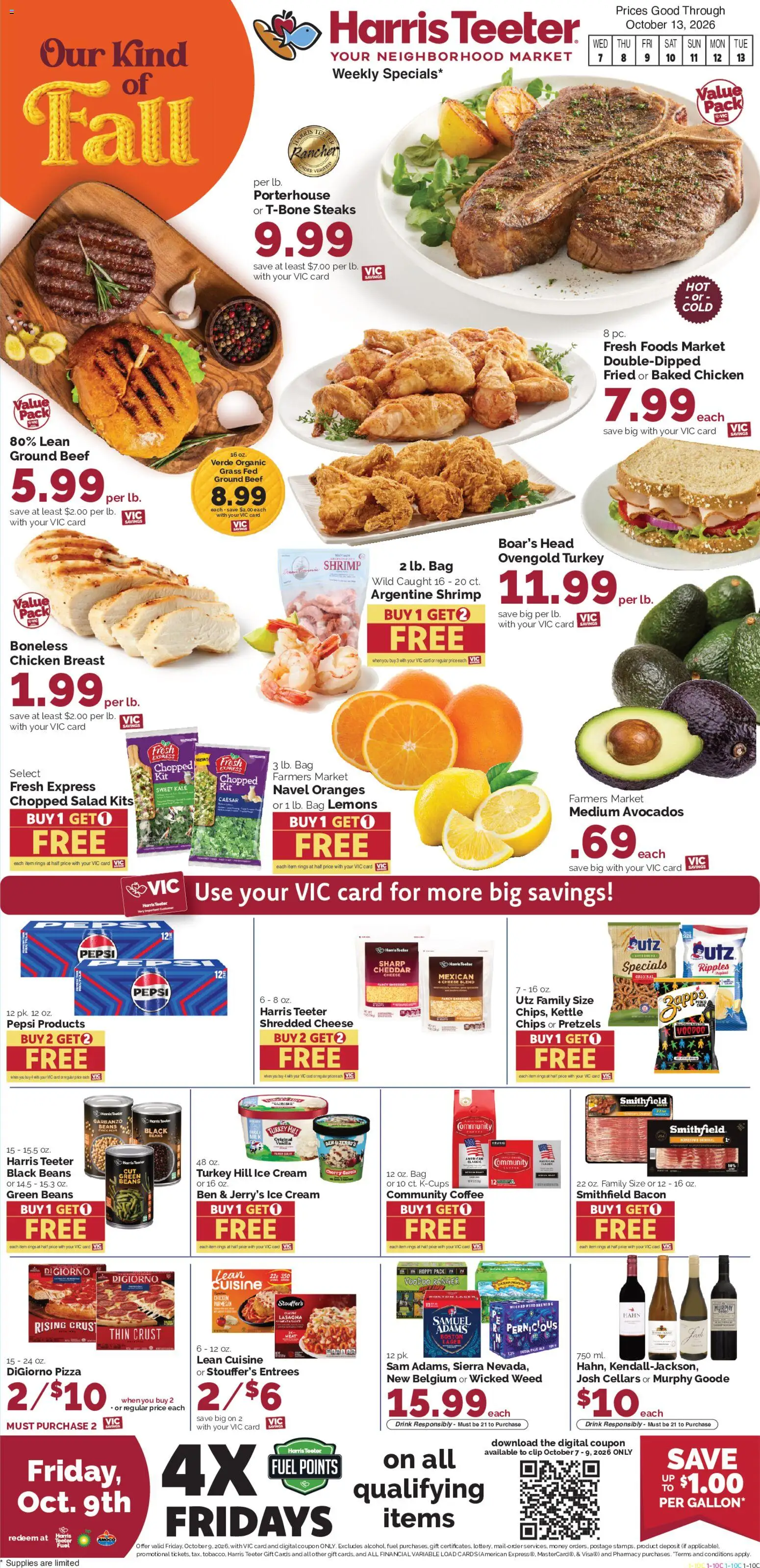Ad Preview of Harris Teeter Harris Teeter Weekly Ad from 10/07/2026