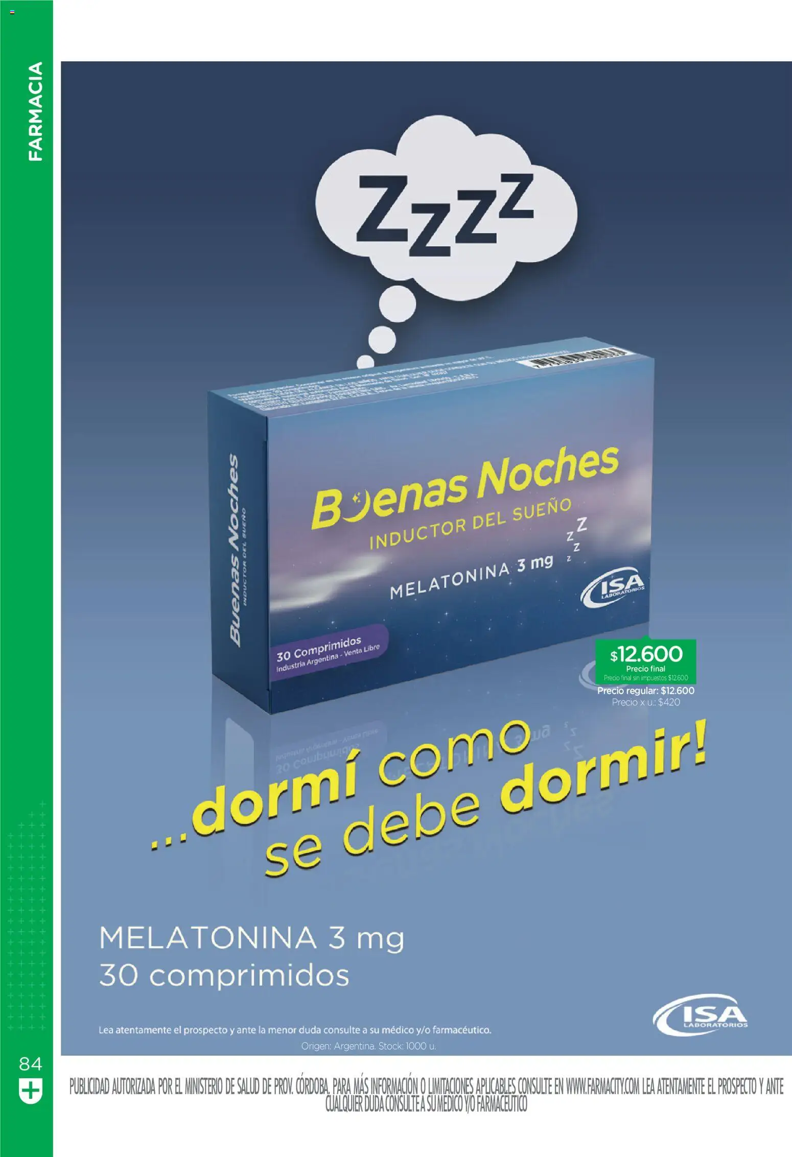 Vista previa del folleto de la tienda Farmacity válido desde el 01/09/2026 