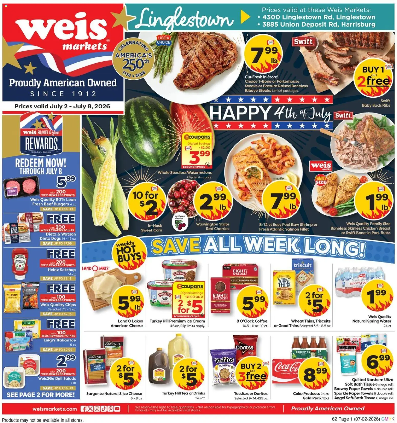 Ad Preview of Weis Weis Weekly Ad from 07/02/2026