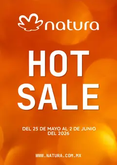 Vista previa las ofertas de la tienda Natura - Natura Hot Sale desde el 25/05/2026 