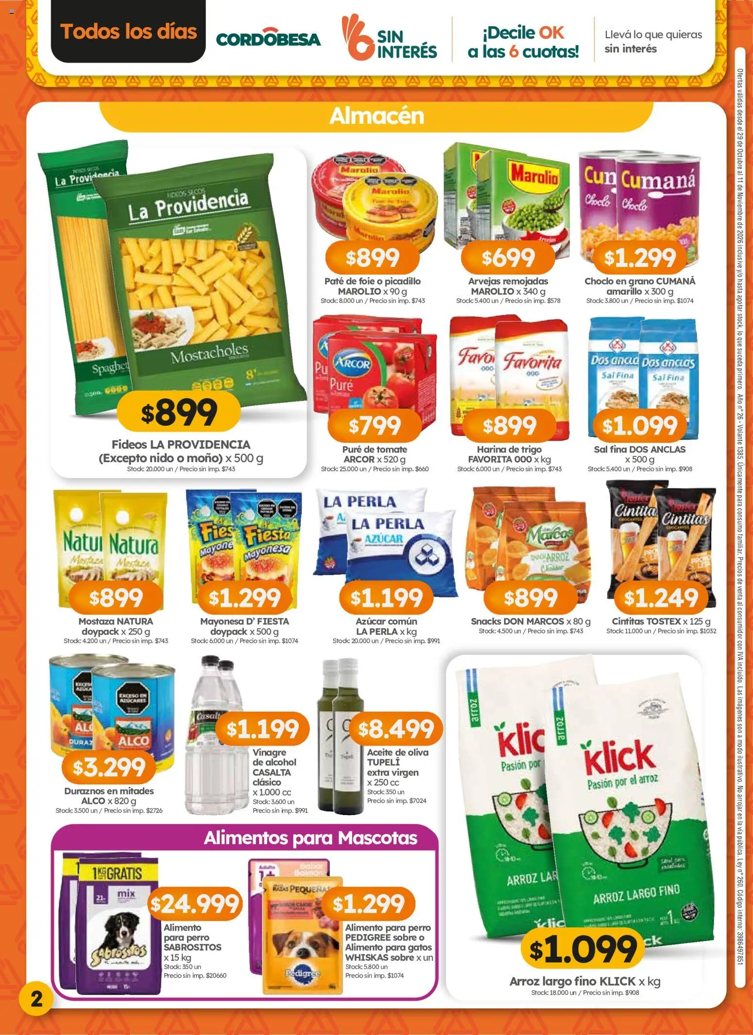 Vista previa del folleto de la tienda Cordiez válido desde el 29/10/2026 