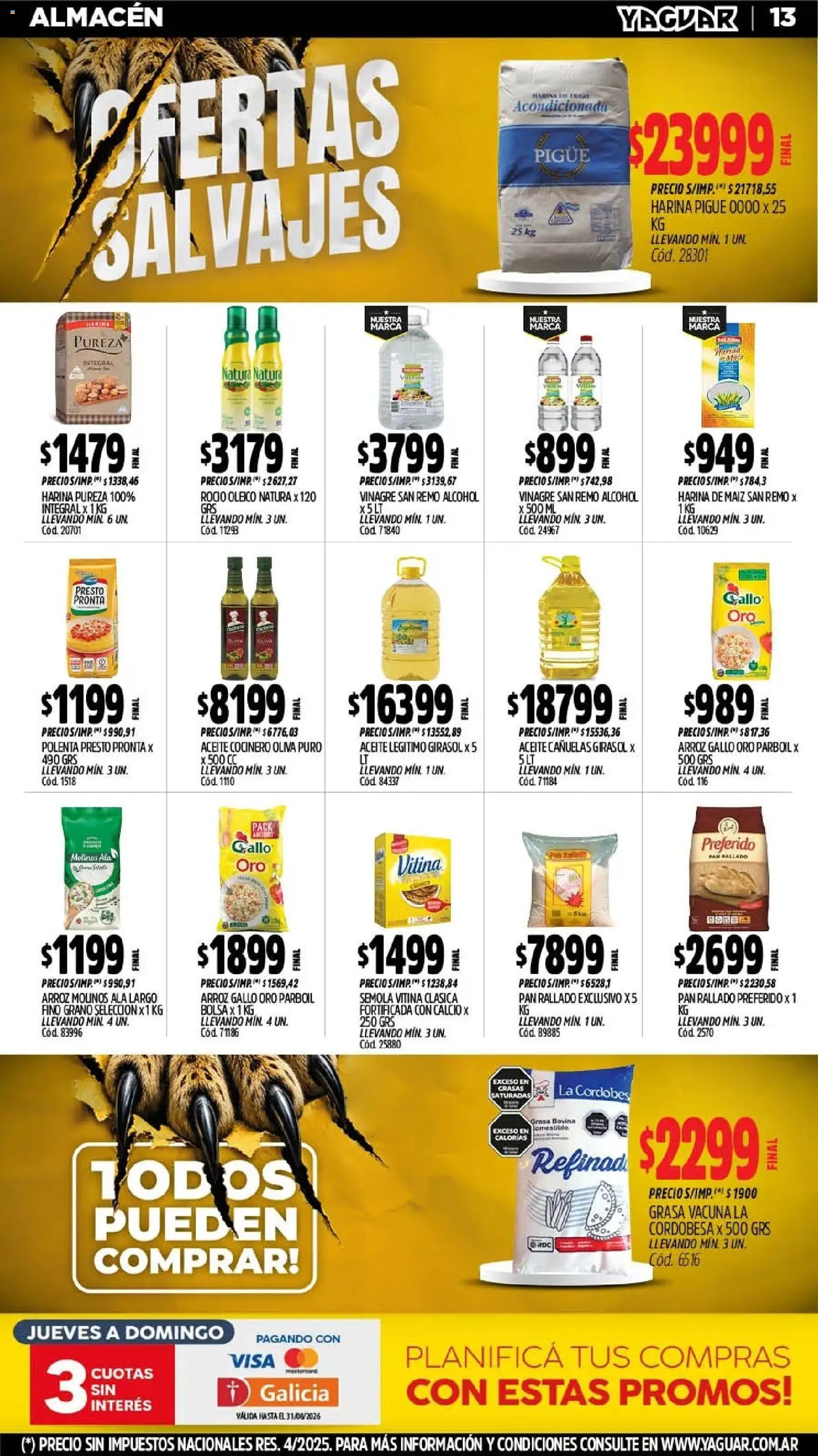 Vista previa del folleto de la tienda Yaguar válido desde el 03/08/2026 