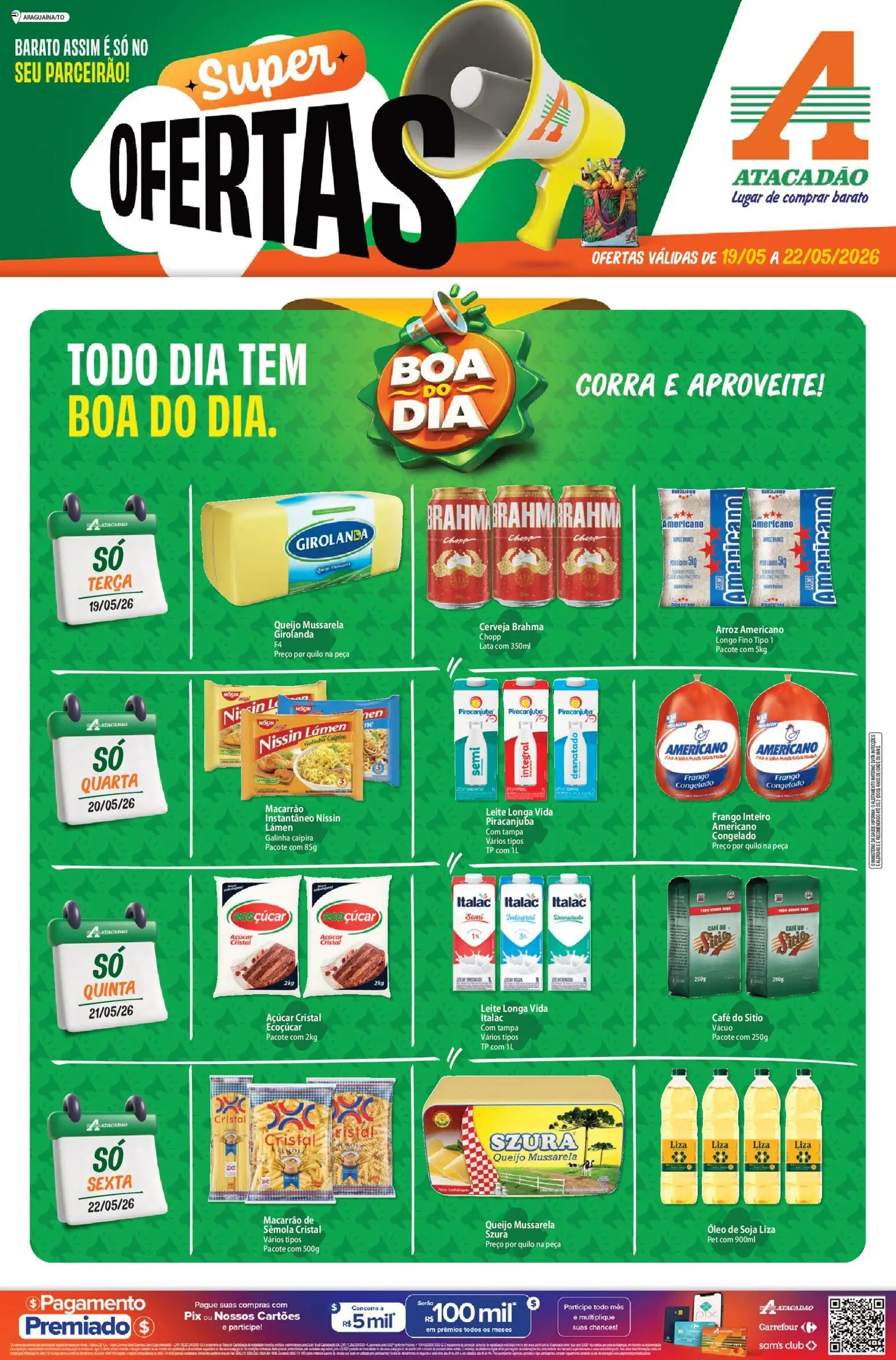 Pré-Visualização do folheto "Atacadão ofertas - TO" da loja Atacadão válido a partir de 19/05/2026