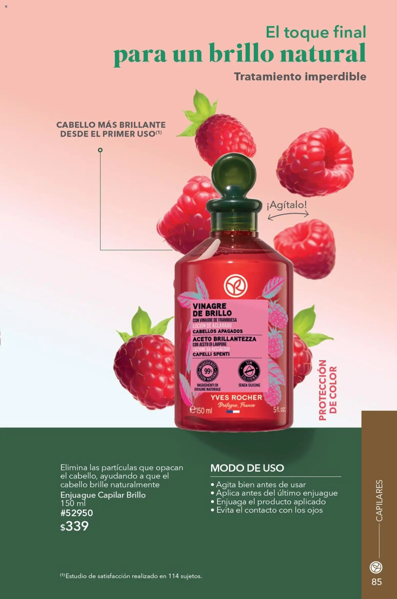 Vista previa las ofertas de la tienda Yves Rocher - Yves Rocher campaña 9 2026 desde el 23/06/2026 - Vinagre, Brillo, Loción