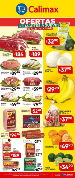 Vista previa las ofertas de la tienda Calimax - Calimax - Ofertas Martes y Jueves desde el 20/10/2026 