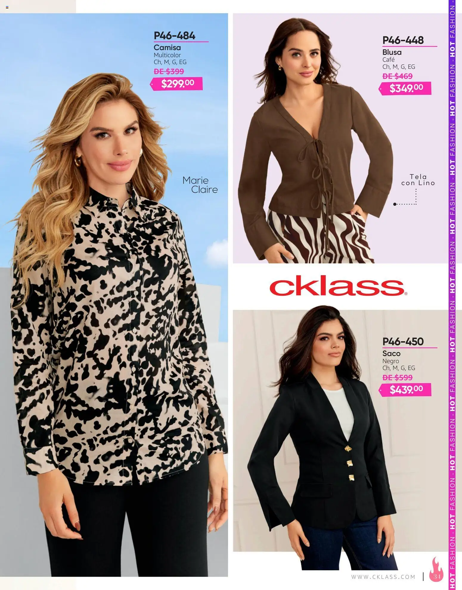 Vista previa las ofertas de la tienda Cklass - Cklass catálogo Hot Fashion Ropa desde el 03/08/2026 