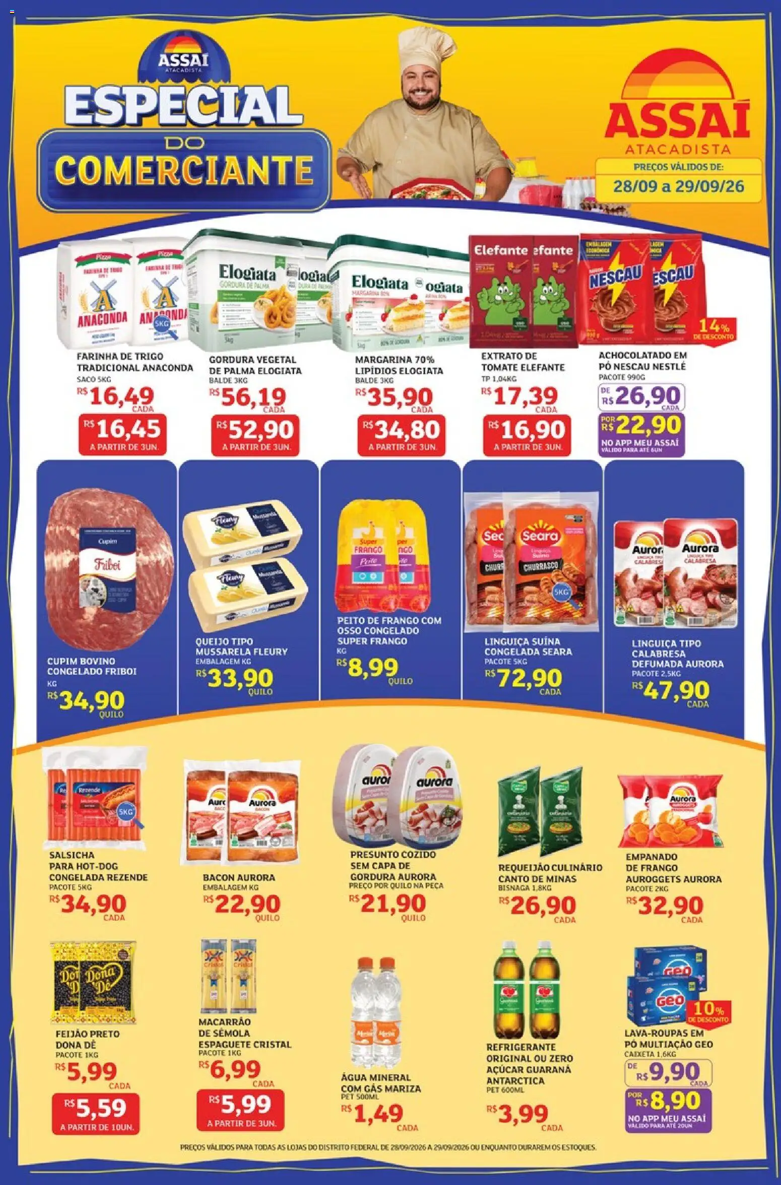 Pré-Visualização do folheto "Assaí Atacadista ofertas - DF" da loja Assaí Atacadista válido a partir de 28/09/2026