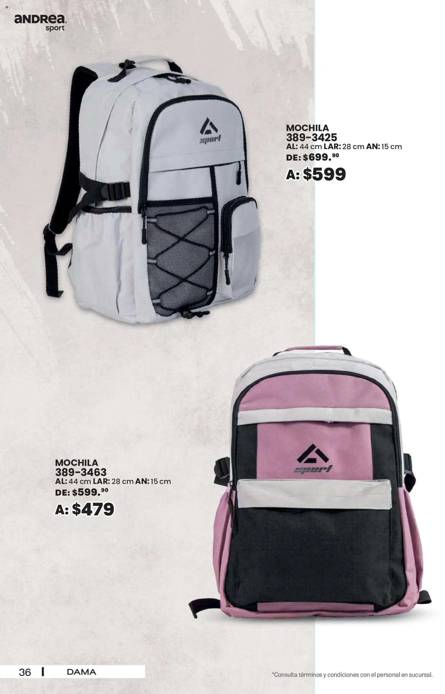Vista previa las ofertas de la tienda Andrea - Andrea catálogo Sport desde el 30/08/2026 