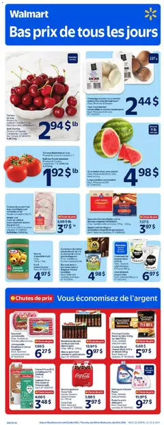 Un aperçu du dépliant Walmart circulaire du magasin Walmart est valide à partir 16 juill. 2026