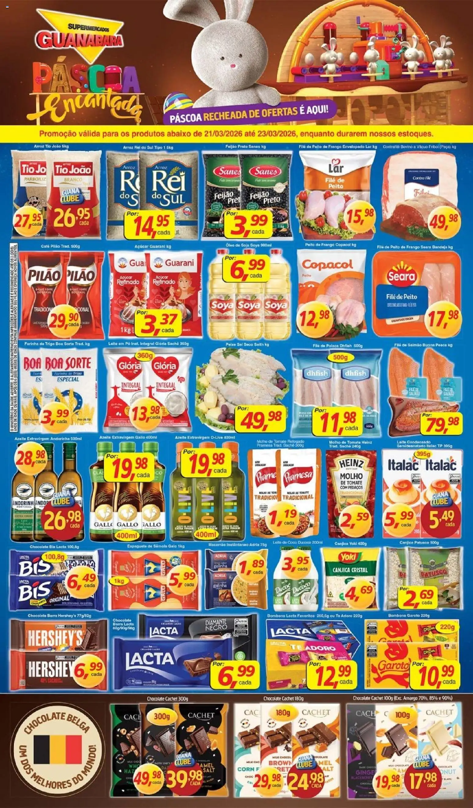 Pré-Visualização do folheto "Guanabara promoção" da loja Supermercados Guanabara válido a partir de 21/03/2026