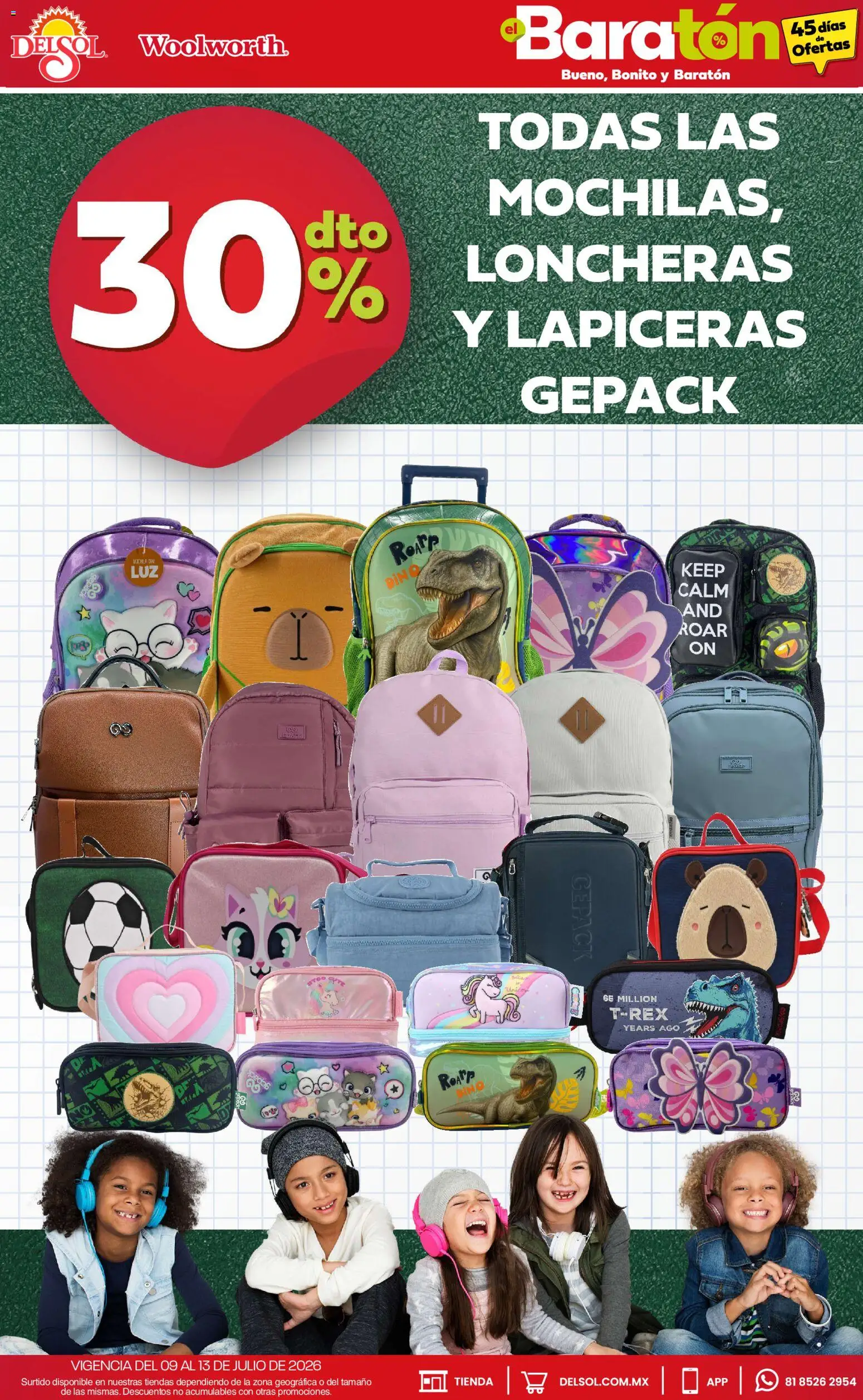 Vista previa las ofertas de la tienda Del Sol y Woolworth - Del Sol y Woolworth catálogo Bueno, Bonito y Baratón desde el 09/07/2026 