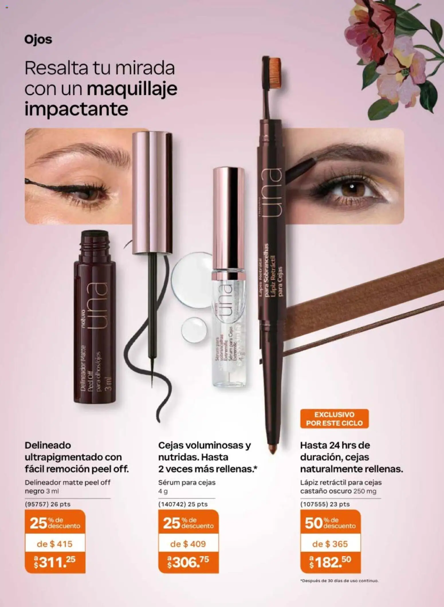 Vista previa las ofertas de la tienda Natura - Natura campaña 6 2026 desde el 02/04/2026 - Maquillaje, Serum, Delineador