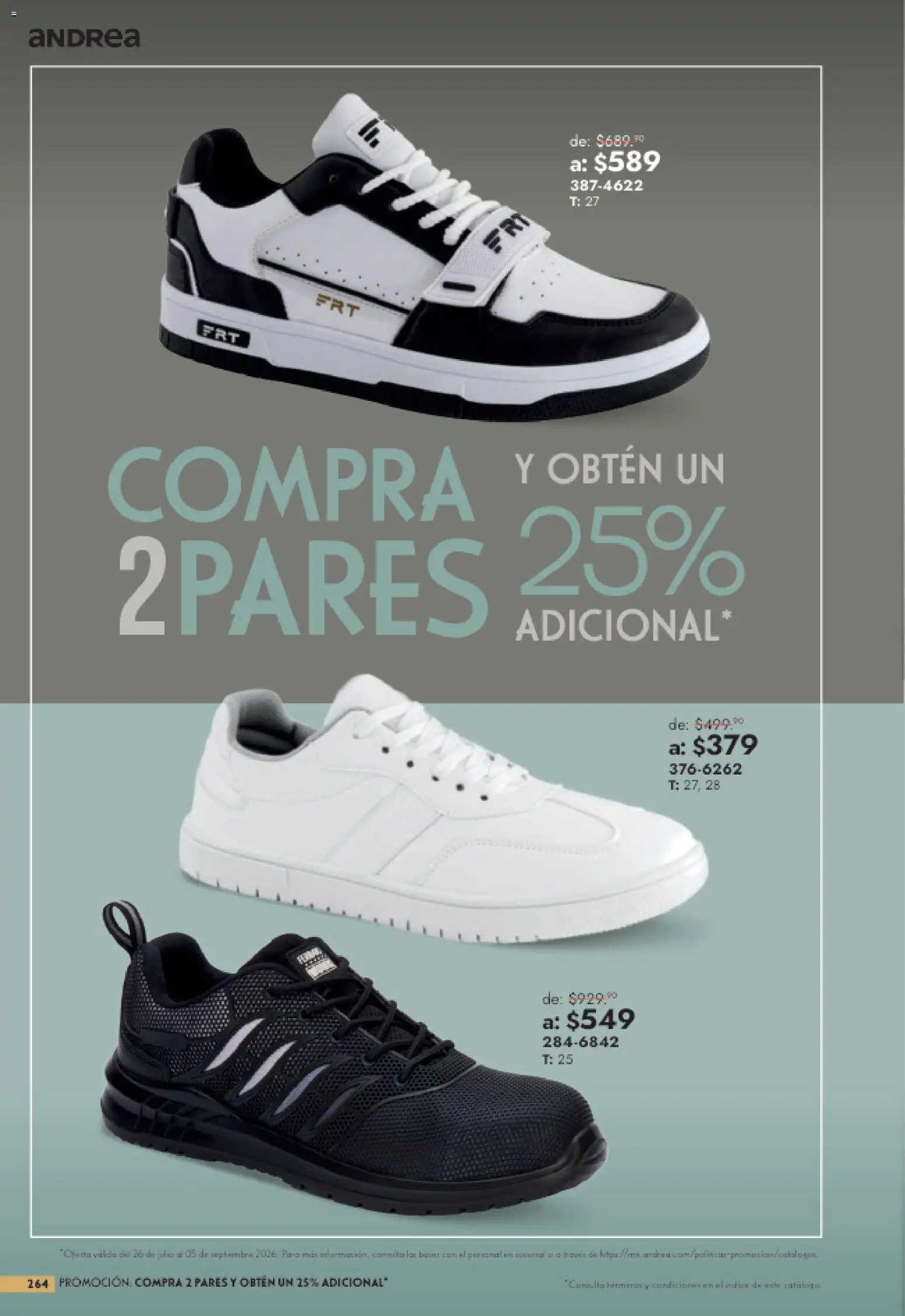 Vista previa las ofertas de la tienda Andrea - Andrea catálogo Outlet desde el 26/07/2026 