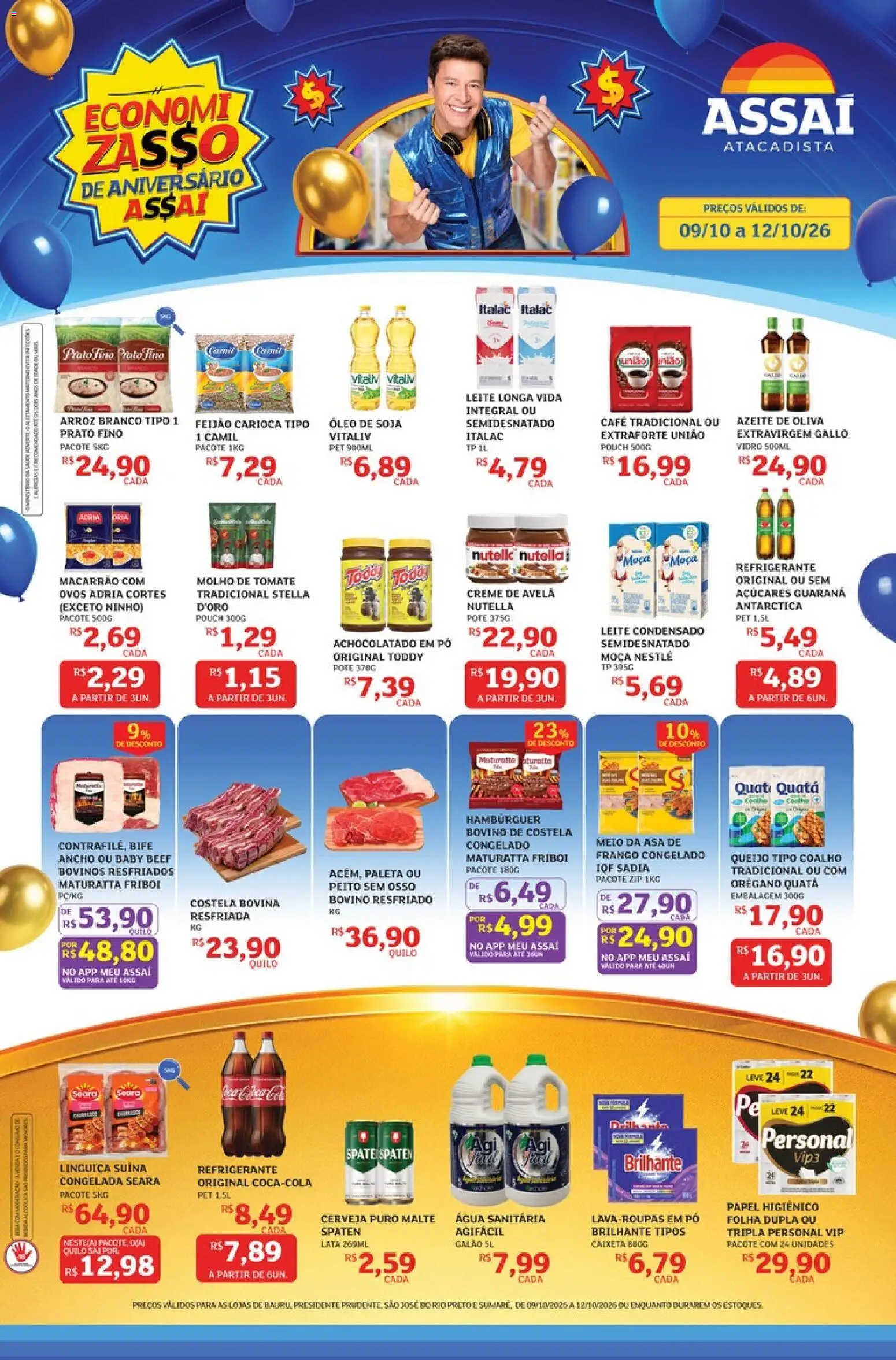 Pré-Visualização do folheto "Assaí Atacadista ofertas - SP" da loja Assaí Atacadista válido a partir de 09/10/2026