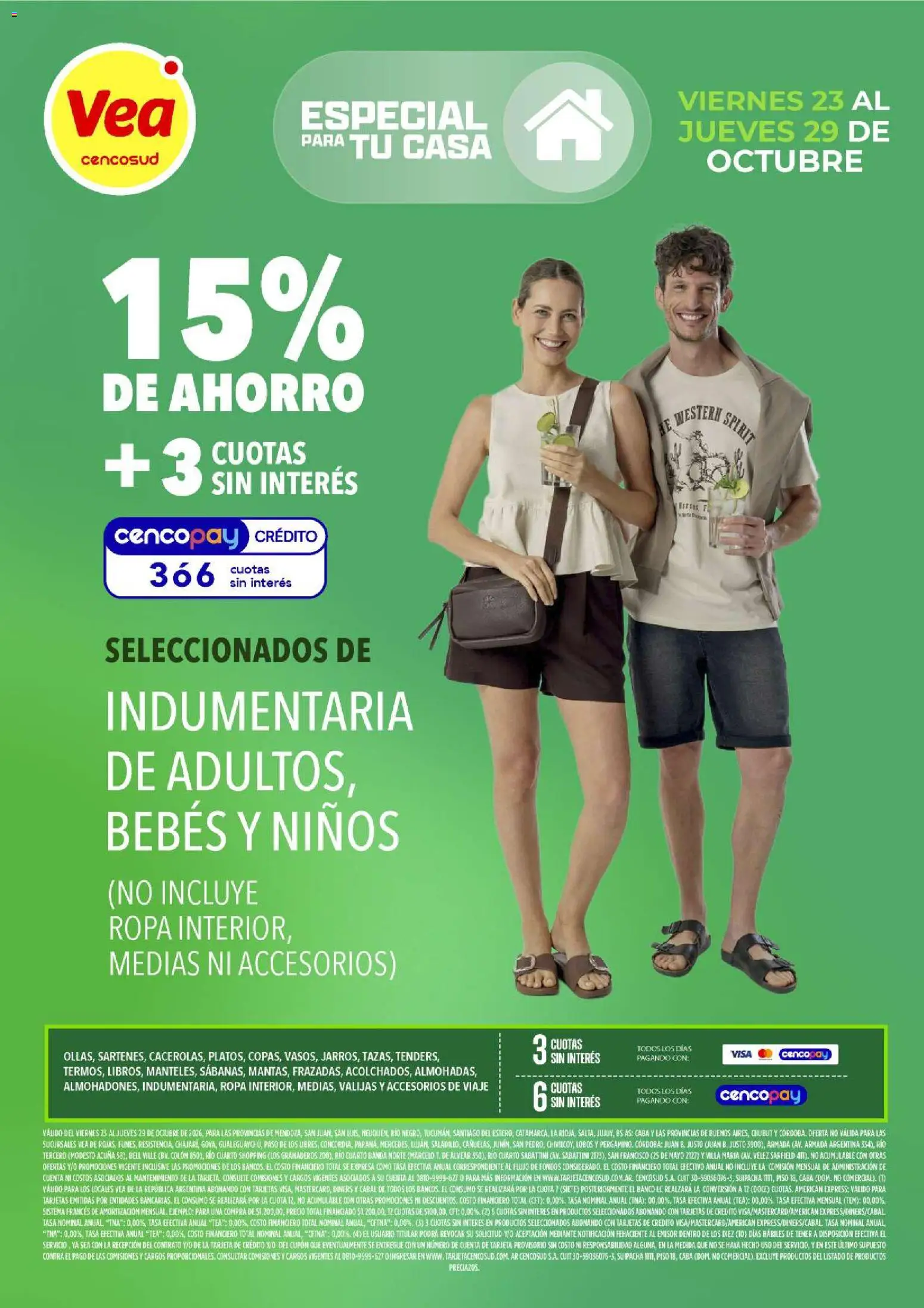 Vista previa del folleto de la tienda Vea válido desde el 23/10/2026 