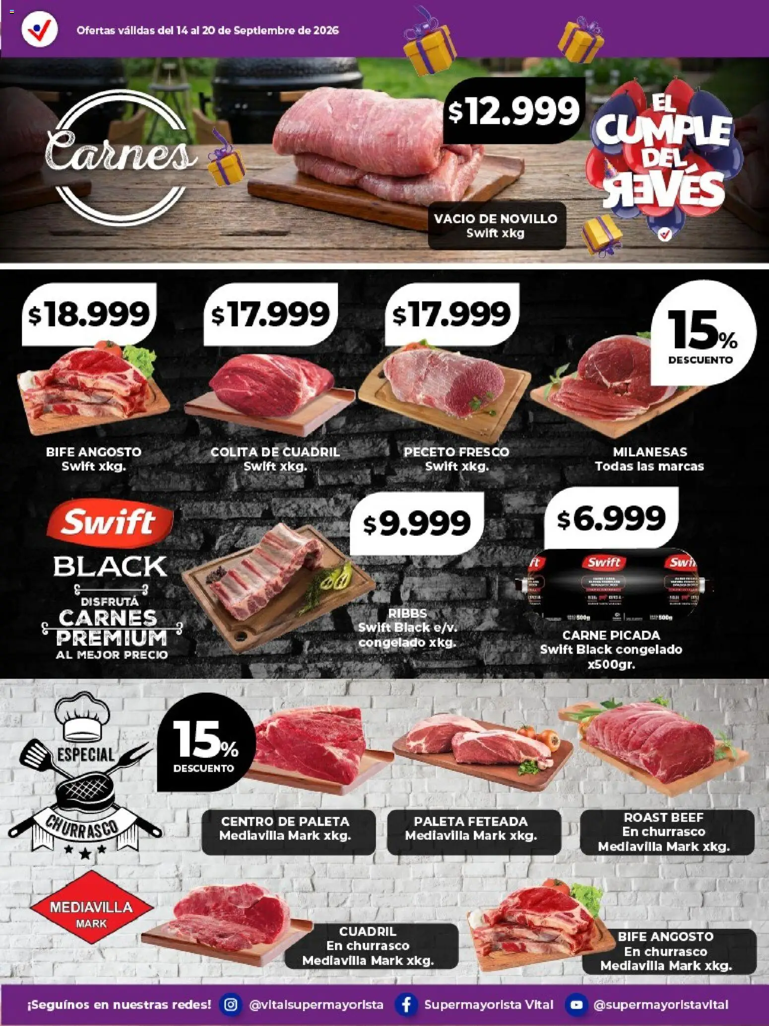 Vista previa del folleto de la tienda Vital válido desde el 14/09/2026 