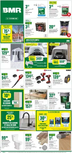 Preview of leaflet BMR weekly flyer / circulaire from shop BMR is valid from Oct 15, 2026