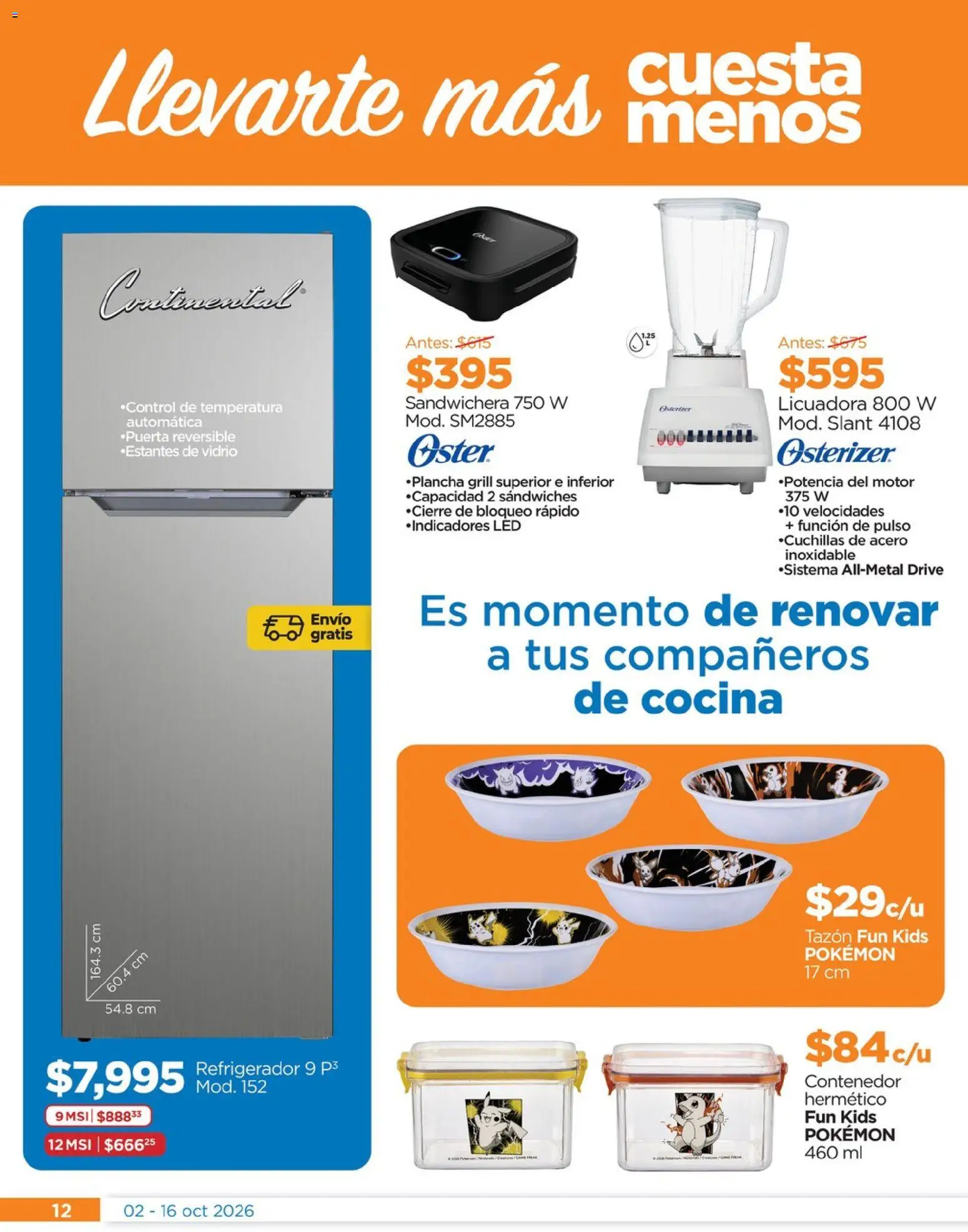 Vista previa las ofertas de la tienda Chedraui - Chedraui folleto Renueva tu hogar desde el 02/10/2026 