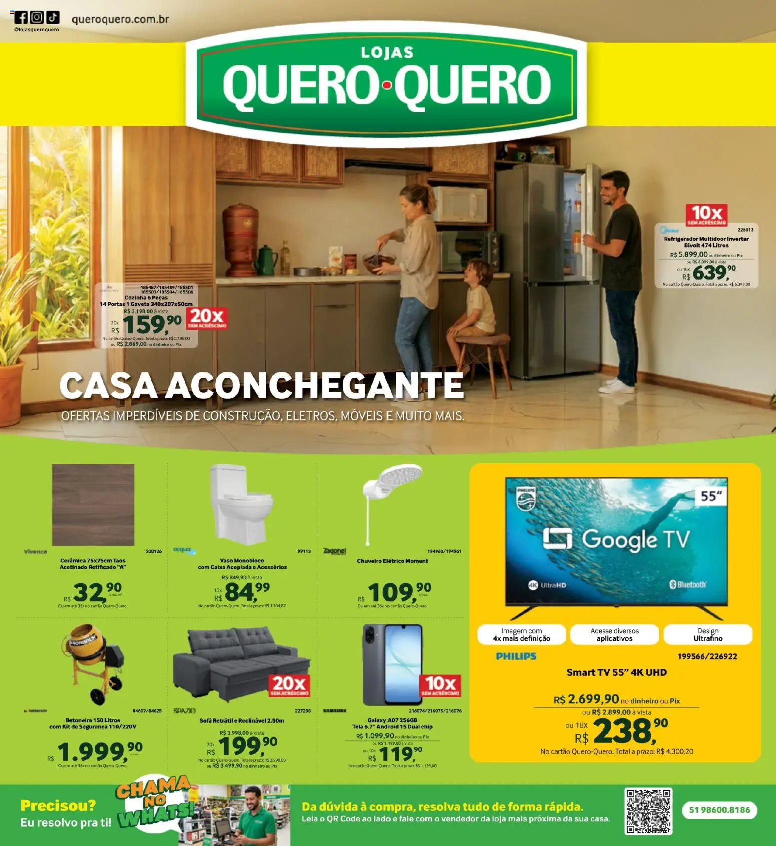 Pré-Visualização do folheto "Lojas Quero-Quero - Ofertas atuais" da loja Lojas Quero-Quero válido a partir de 01/07/2026