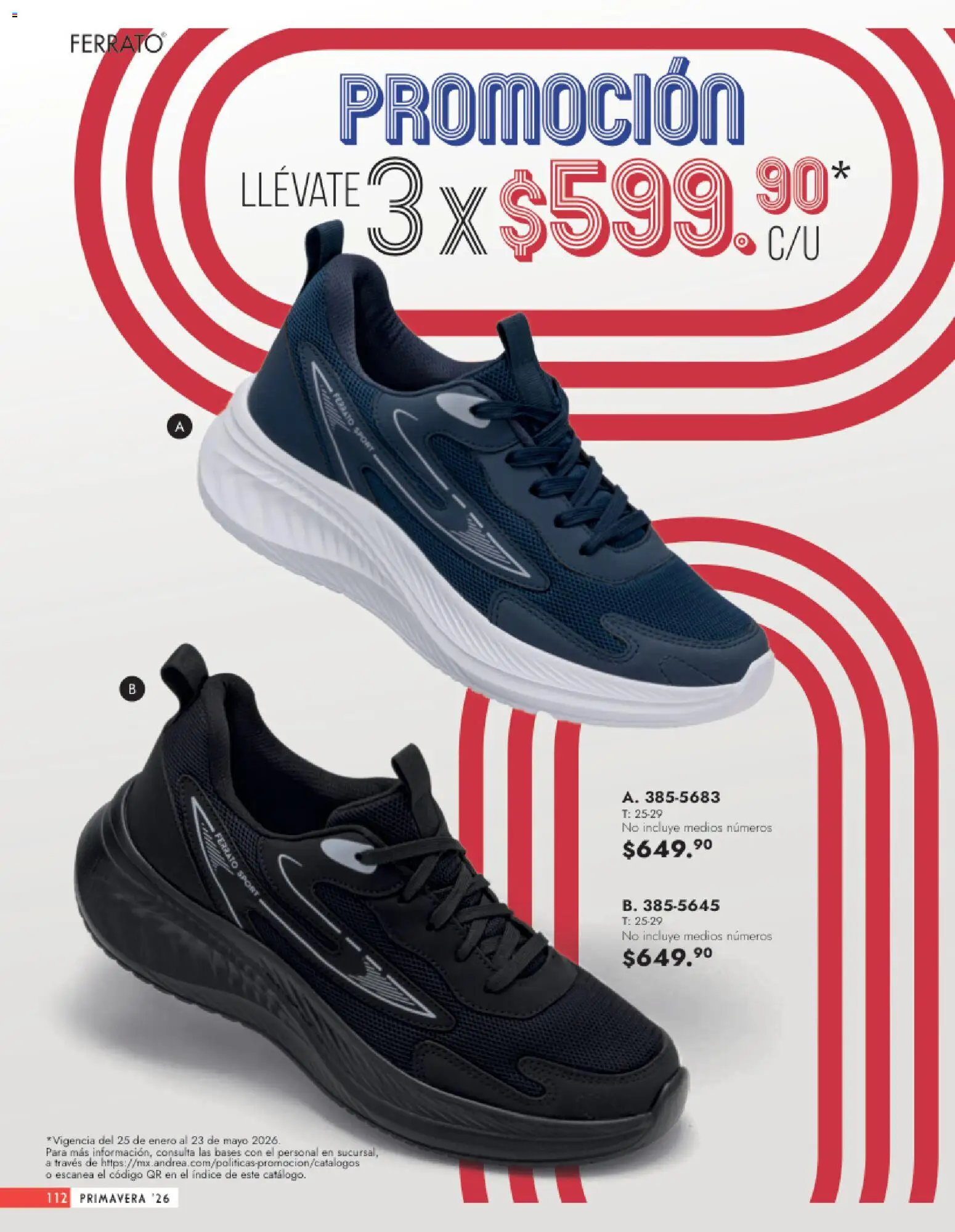Vista previa las ofertas de la tienda Andrea - Catálogo Calzado Caballero desde el 25/01/2026 