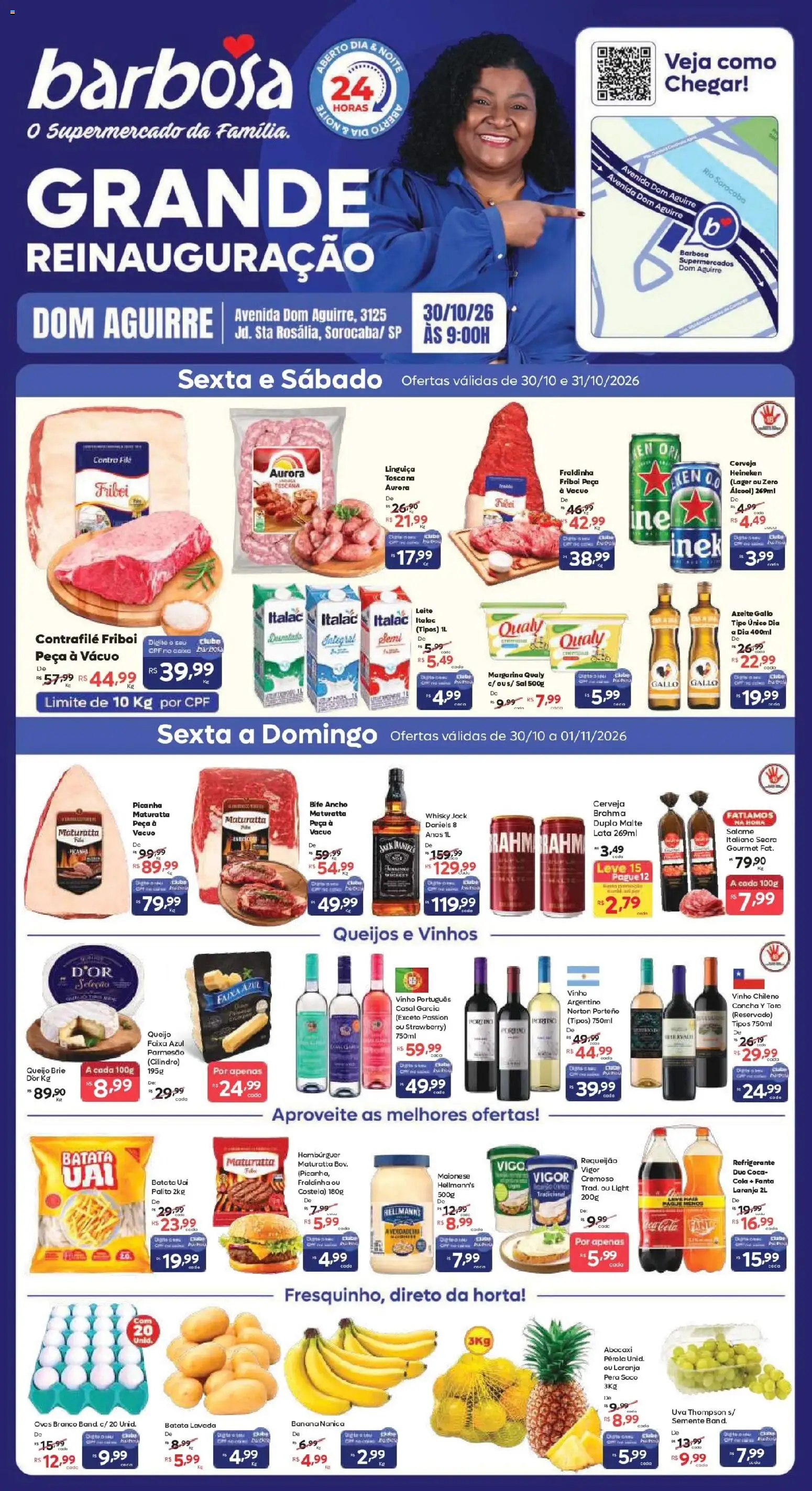Pré-Visualização do folheto "Barbosa Supermercados ofertas Sorocaba" da loja Barbosa Supermercados válido a partir de 30/10/2026