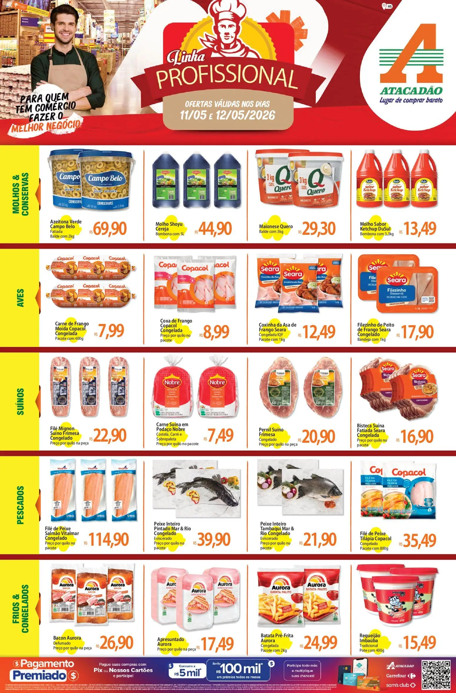 Pré-Visualização do folheto "Atacadão ofertas - MS" da loja Atacadão válido a partir de 11/05/2026