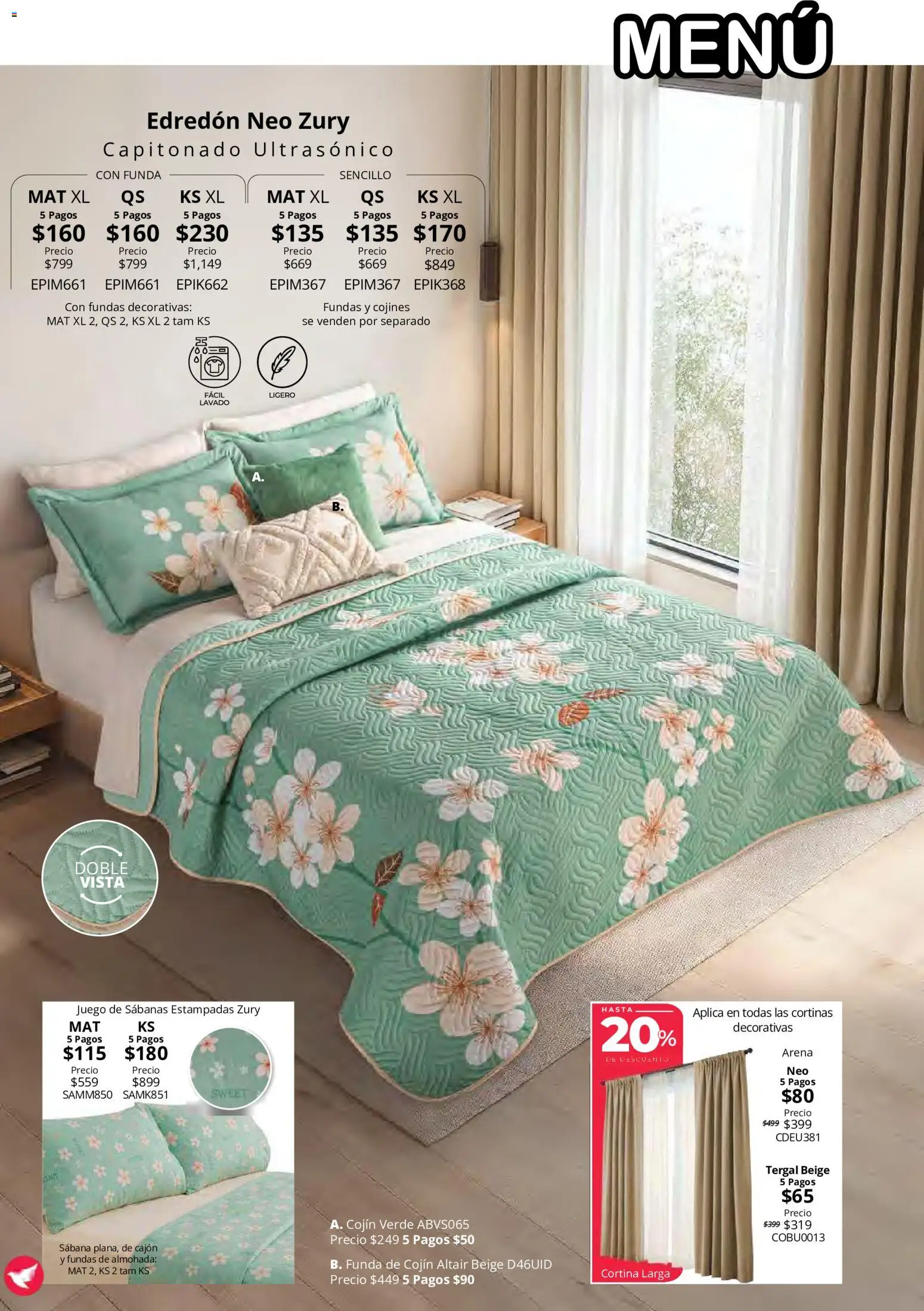 Vista previa las ofertas de la tienda Colchas Concord - Colchas Concord catálogo desde el 15/10/2026 