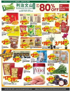 Un aperçu du dépliant Btrust Supermarket weekly flyer - Montreal du magasin Btrust Supermarket est valide à partir 19 juin 2026