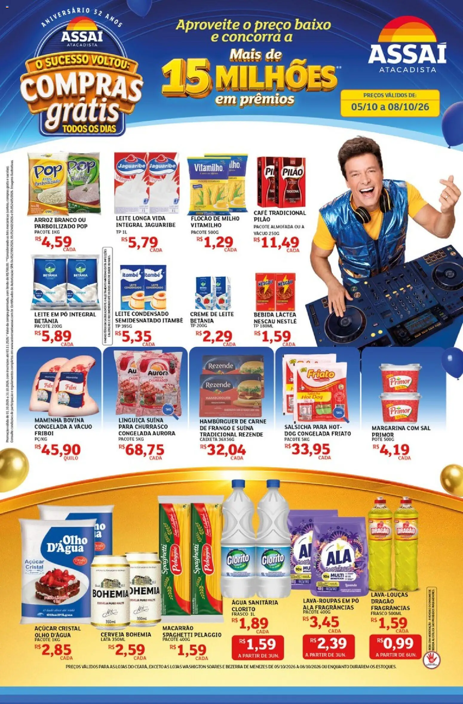 Pré-Visualização do folheto "Assaí Atacadista ofertas - CE" da loja Assaí Atacadista válido a partir de 05/10/2026