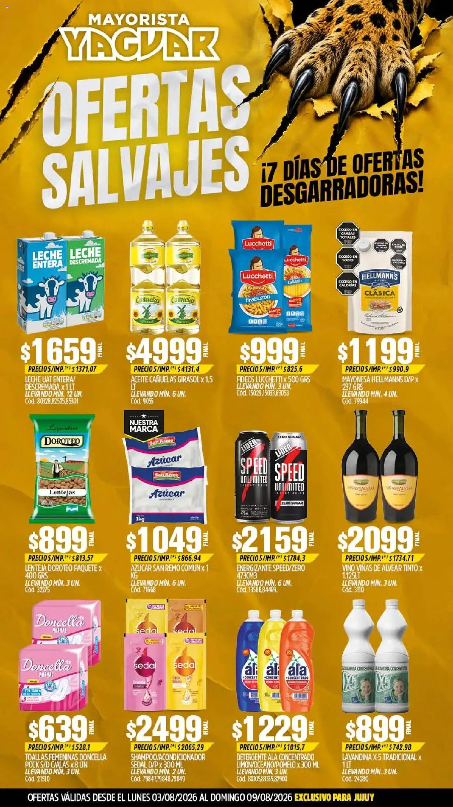 Vista previa del folleto de la tienda Yaguar válido desde el 03/08/2026 