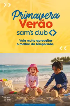 Pré-Visualização do folheto "Sam's Club ofertas Primavera" da loja Sam's Club válido a partir de 20/10/2026