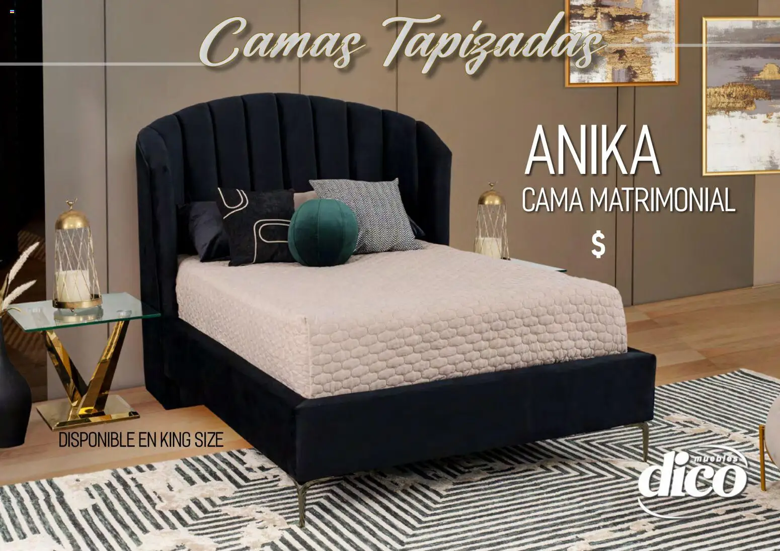 Vista previa las ofertas de la tienda Muebles Dico - Muebles Dico catálogo Camas tapizadas desde el 01/04/2026 