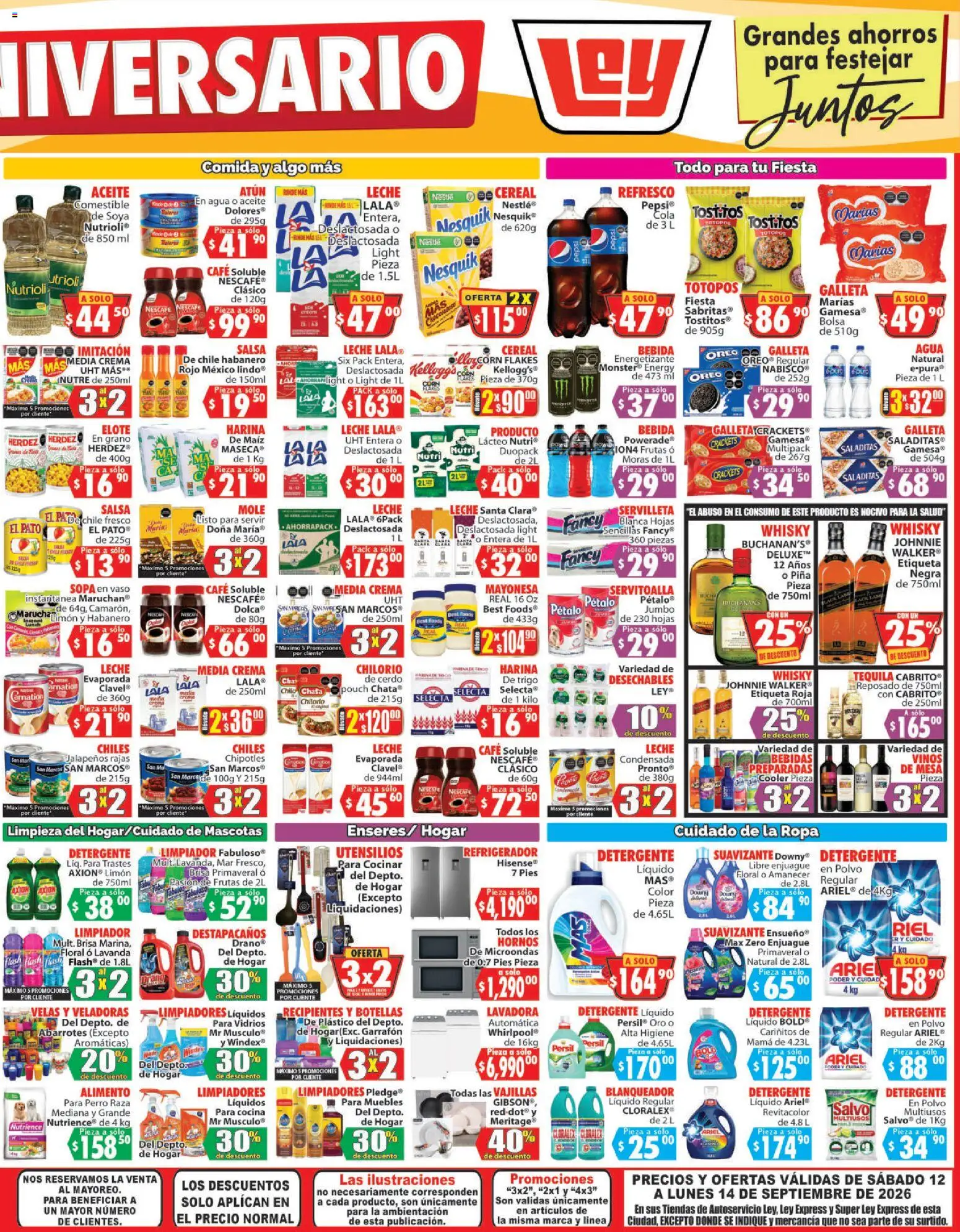 Vista previa las ofertas de la tienda Casa Ley - Casa Ley folleto Autoservicio desde el 12/09/2026 