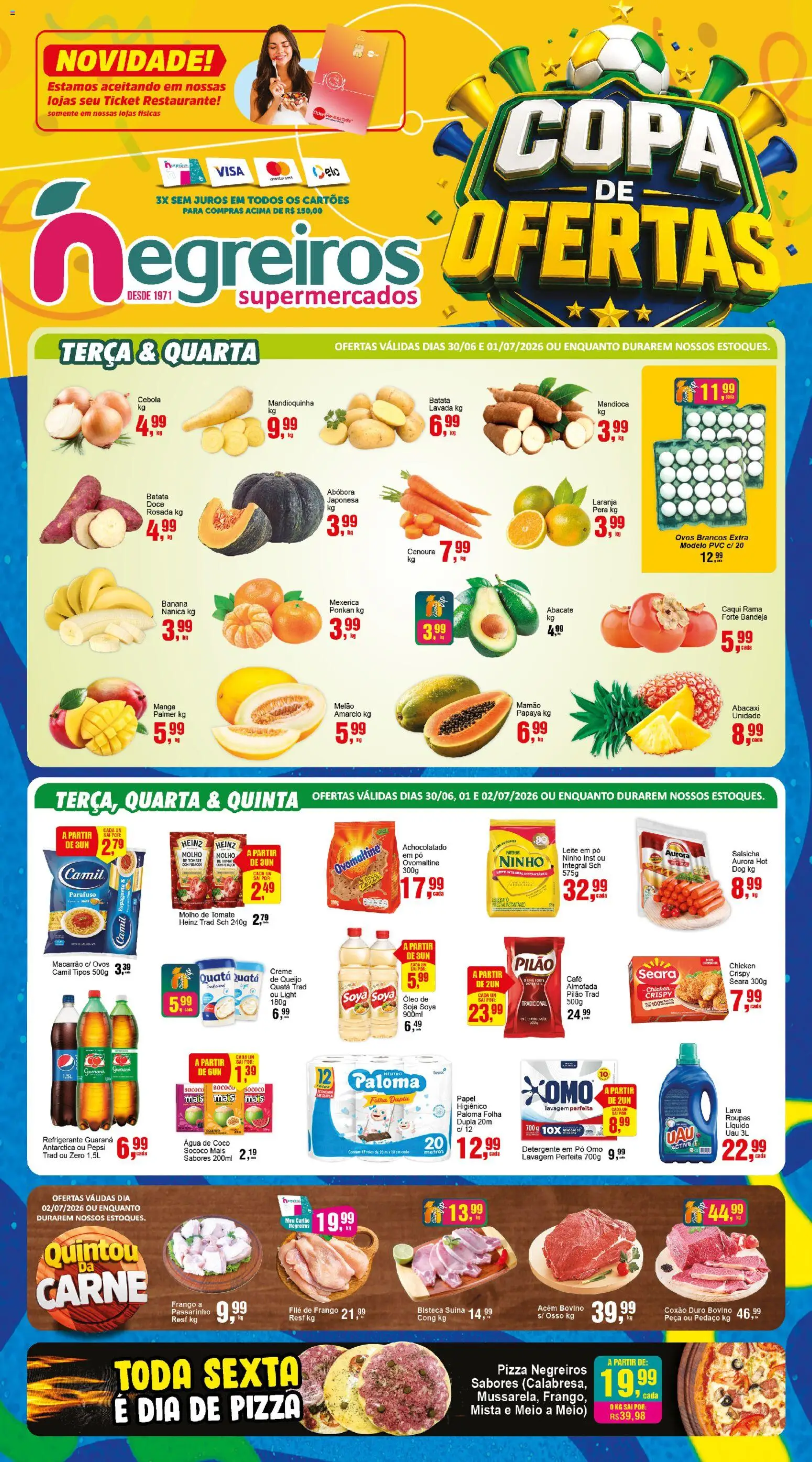 Pré-Visualização do folheto "Negreiros - Ofertas da semana" da loja Negreiros válido a partir de 30/06/2026