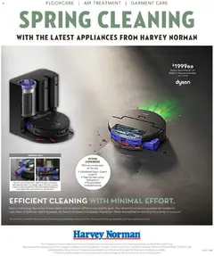Preview of catalogue Harvey Norman Spring Clean from shop Harvey Norman valid 01/10/2026
