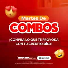 Vista previa de Hiraoka - Martes De Combos de la tienda Hiraoka válido desde 12/05/2026
