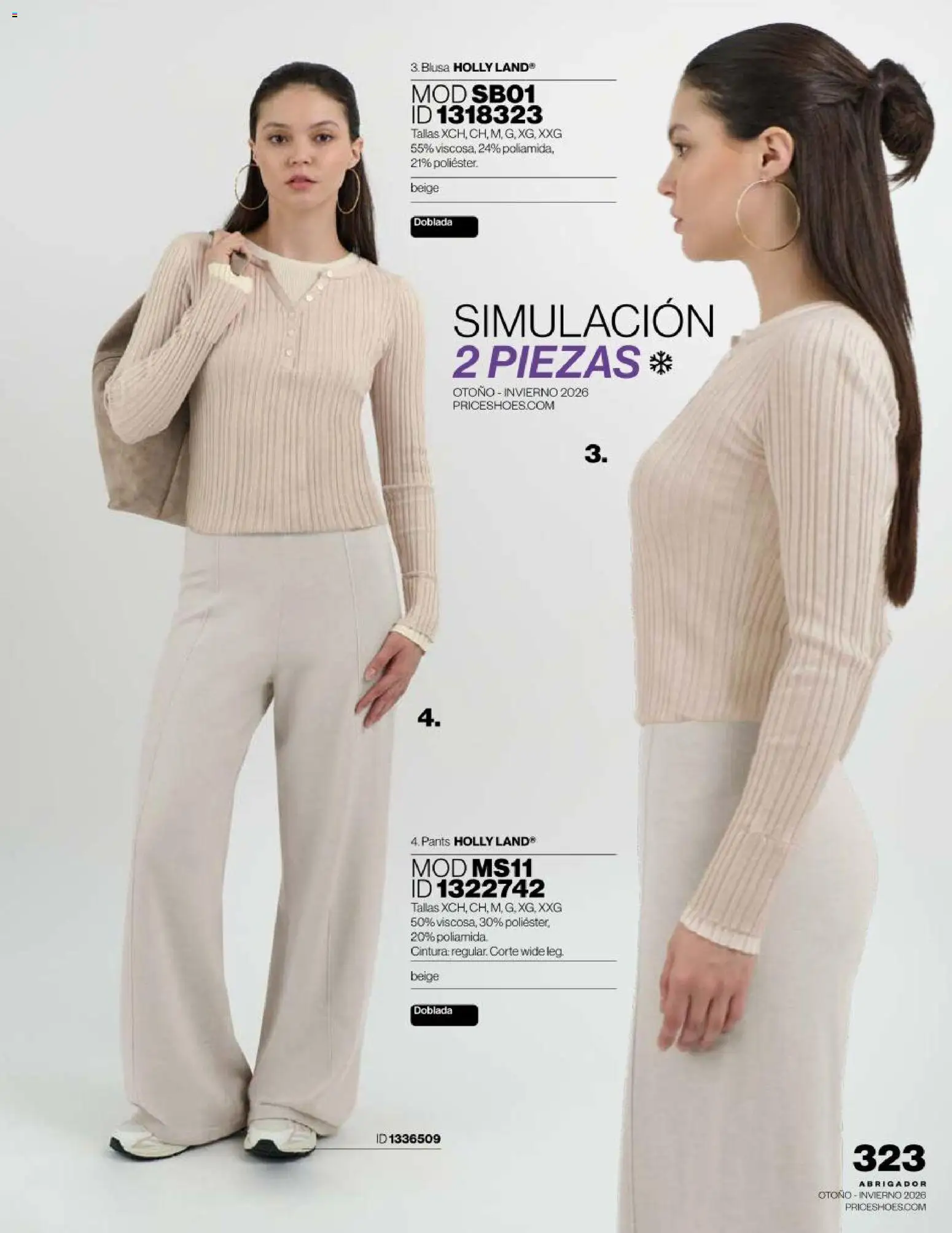 Vista previa las ofertas de la tienda Price Shoes - Price Shoes catálogo Abrigador desde el 16/09/2026 - Blusa, Pants