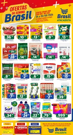 Pré-Visualização do folheto "Brasil Atacadista - Ofertas da semana" da loja Brasil Atacadista válido a partir de 24/08/2026