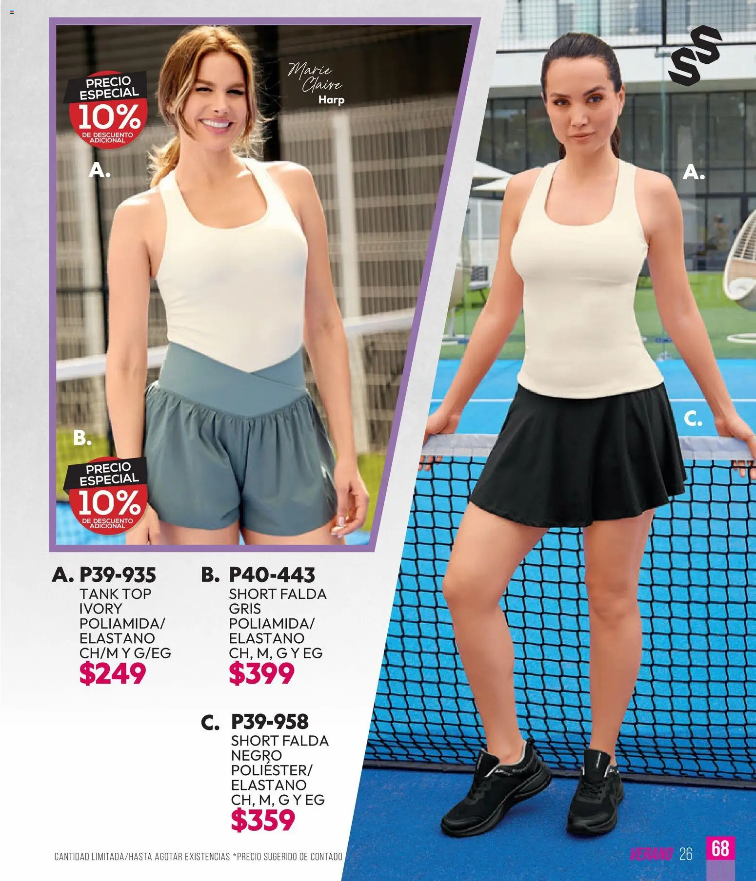 Vista previa las ofertas de la tienda Cklass - Cklass catálogo Sportweek desde el 28/04/2026 - Short, Top, Falda