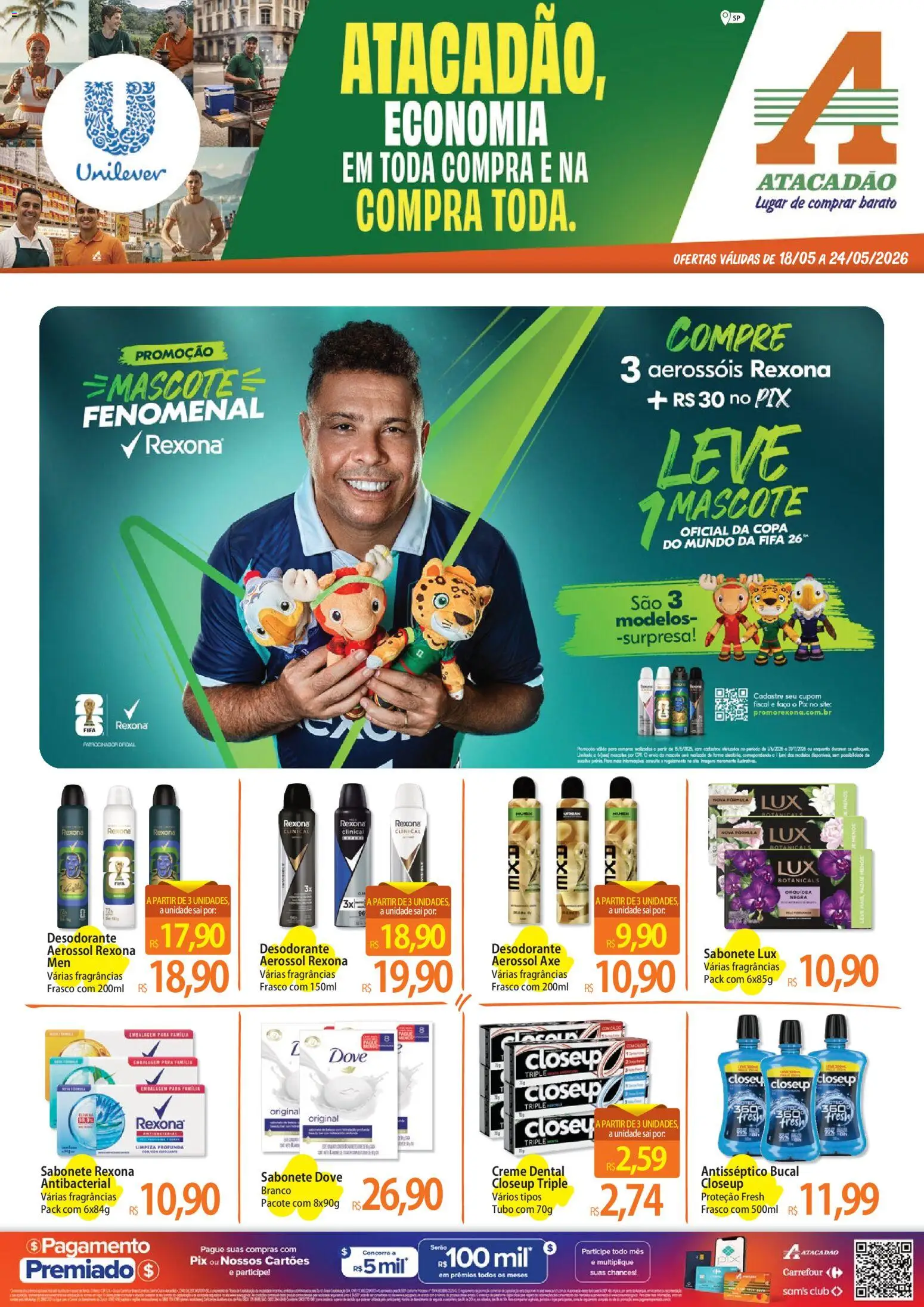 Pré-Visualização do folheto "Atacadão ofertas - SP" da loja Atacadão válido a partir de 18/05/2026