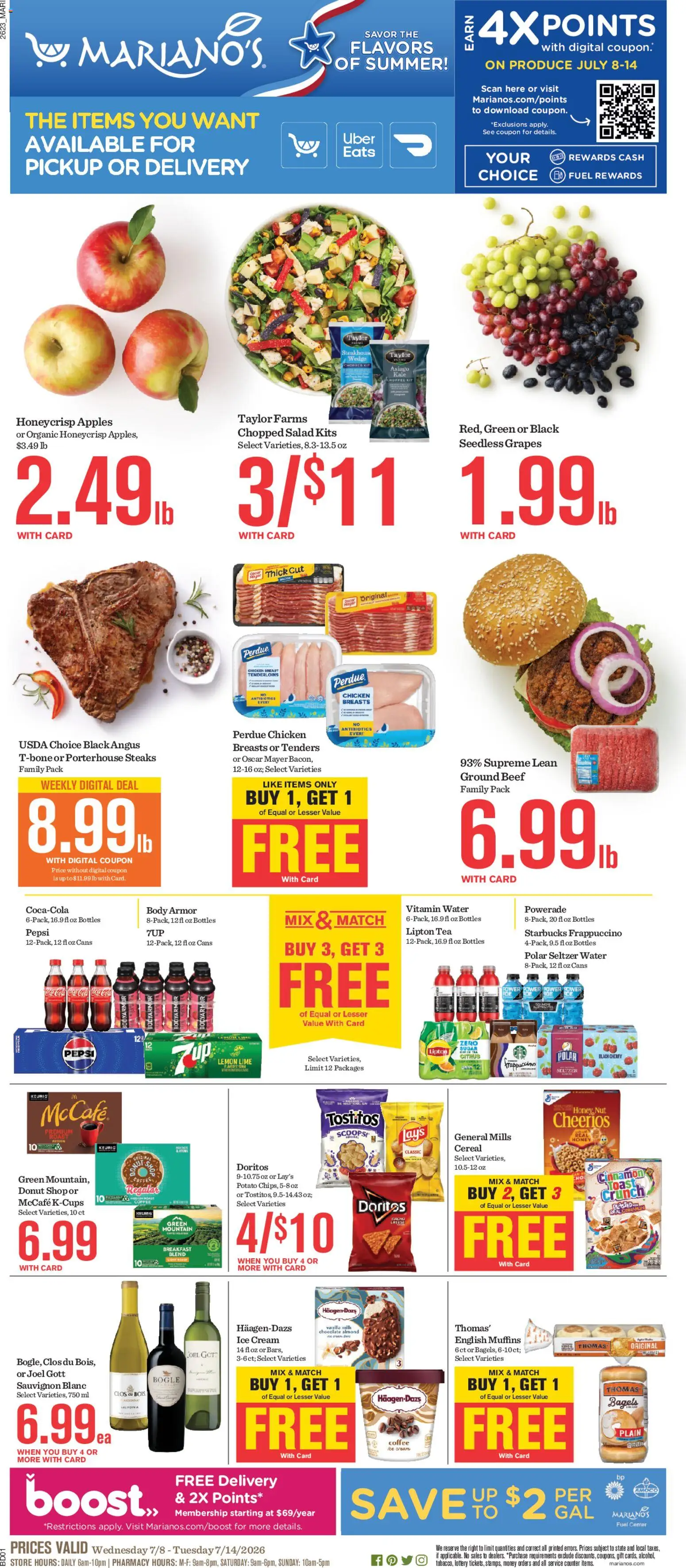 Ad Preview of Mariano's Mariano's Weekly Ad from 07/08/2026