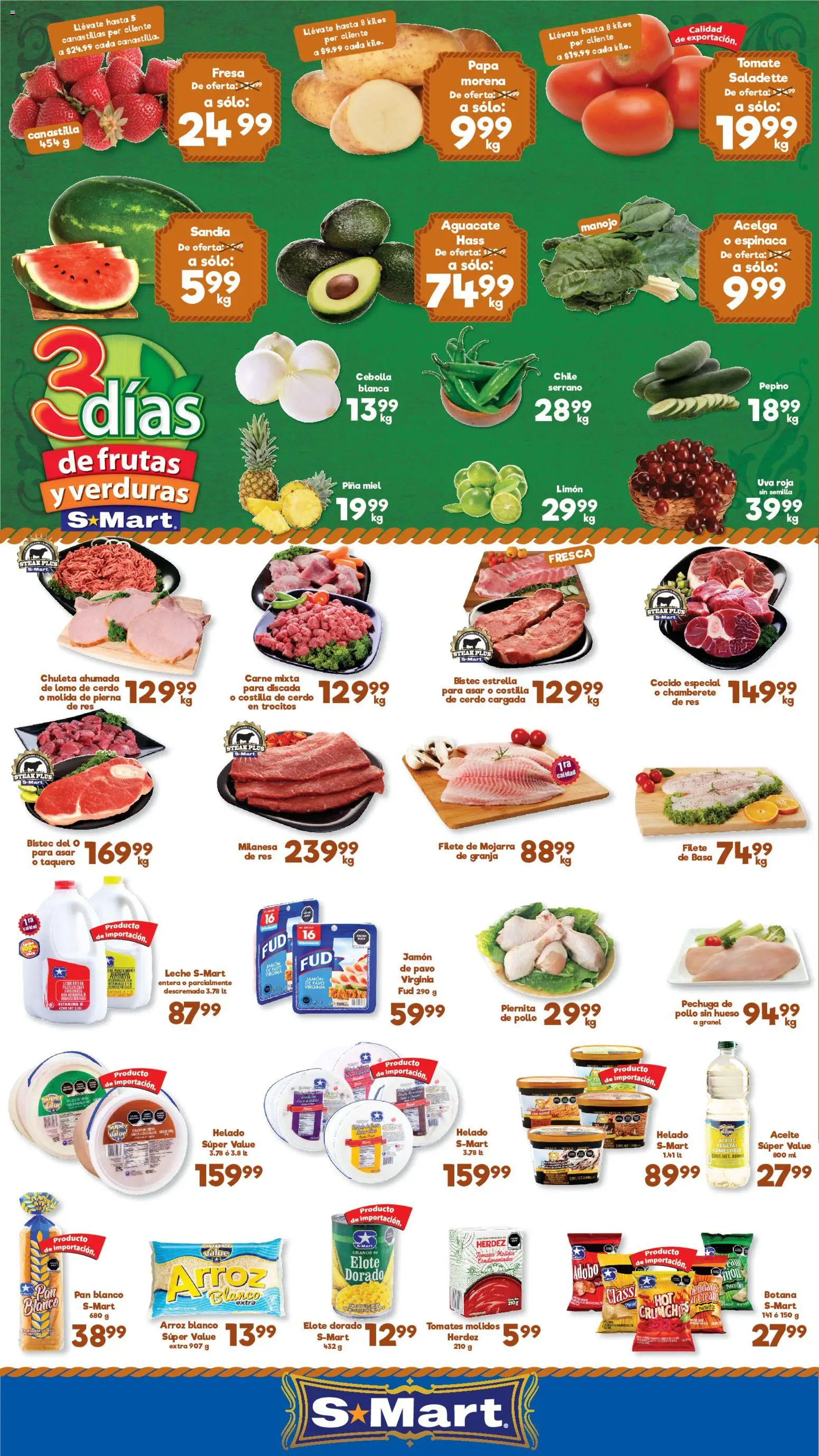 Vista previa las ofertas de la tienda S-Mart - S-Mart folleto Matamoros desde el 16/06/2026 