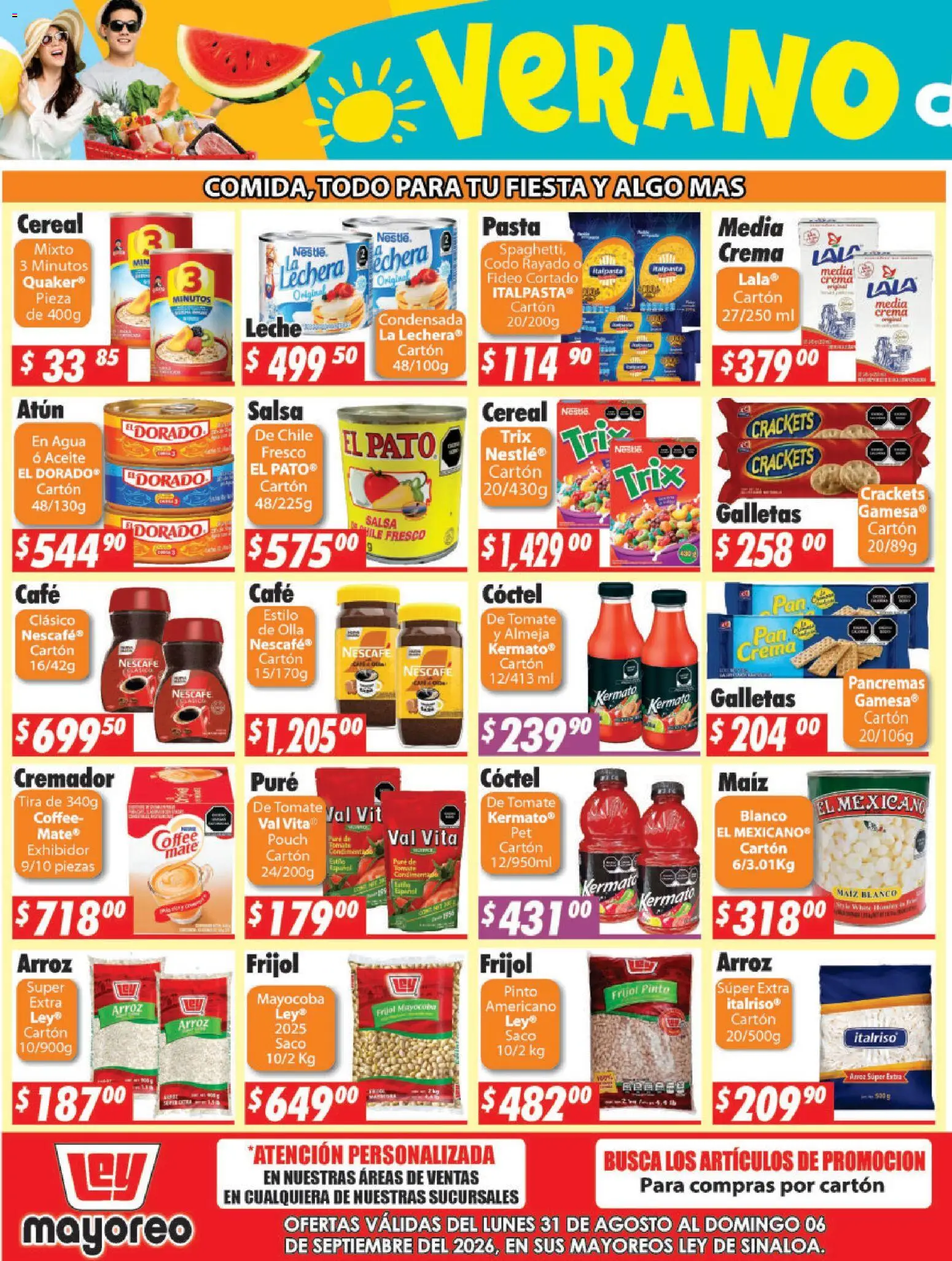 Vista previa las ofertas de la tienda Casa Ley - Casa Ley folleto Sinaloa desde el 31/08/2026 