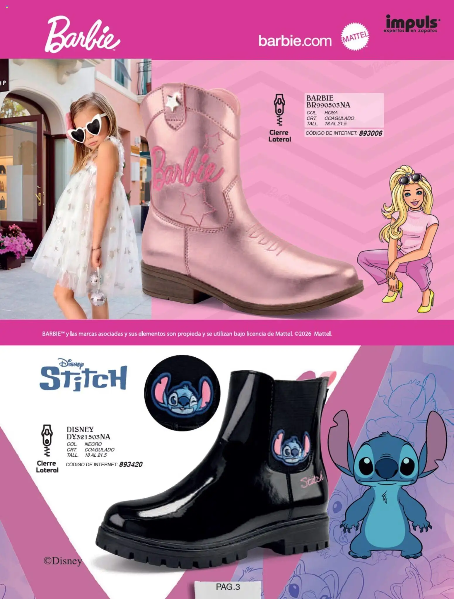 Vista previa las ofertas de la tienda Impuls - Impuls catálogo Niña desde el 01/07/2026 
