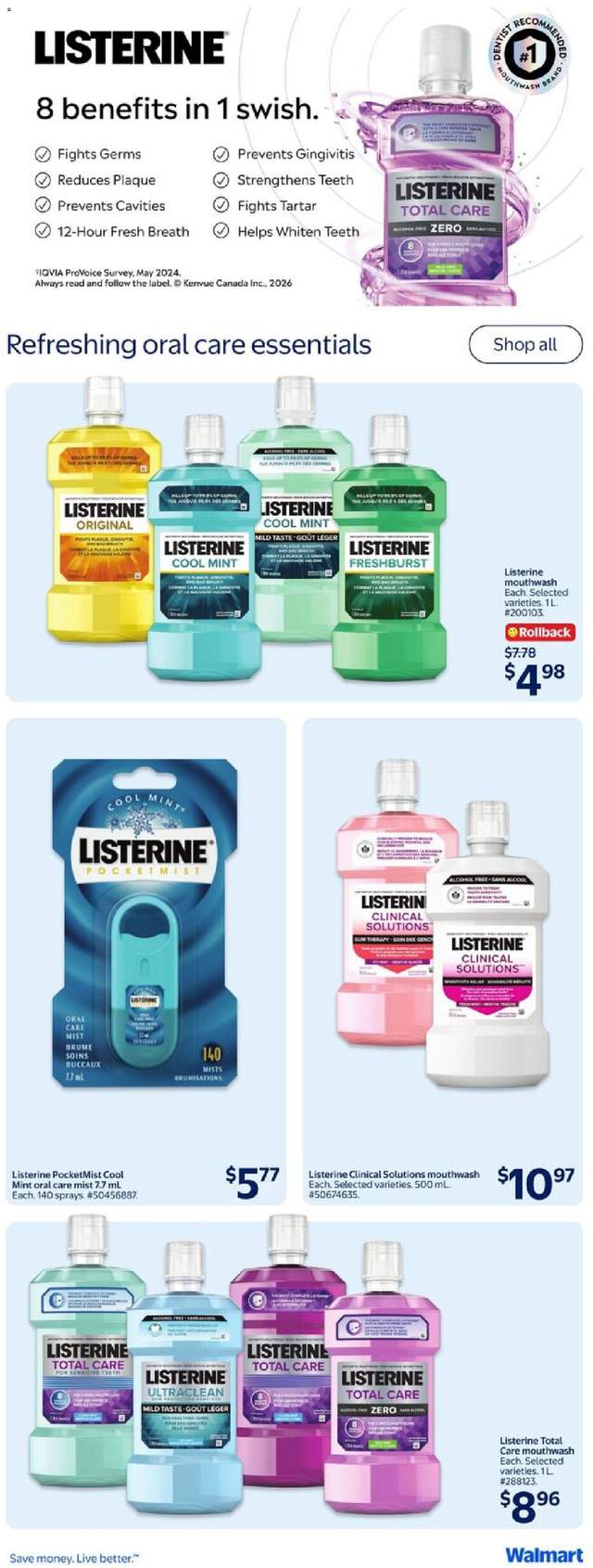 New Walmart flyer from Aug 06