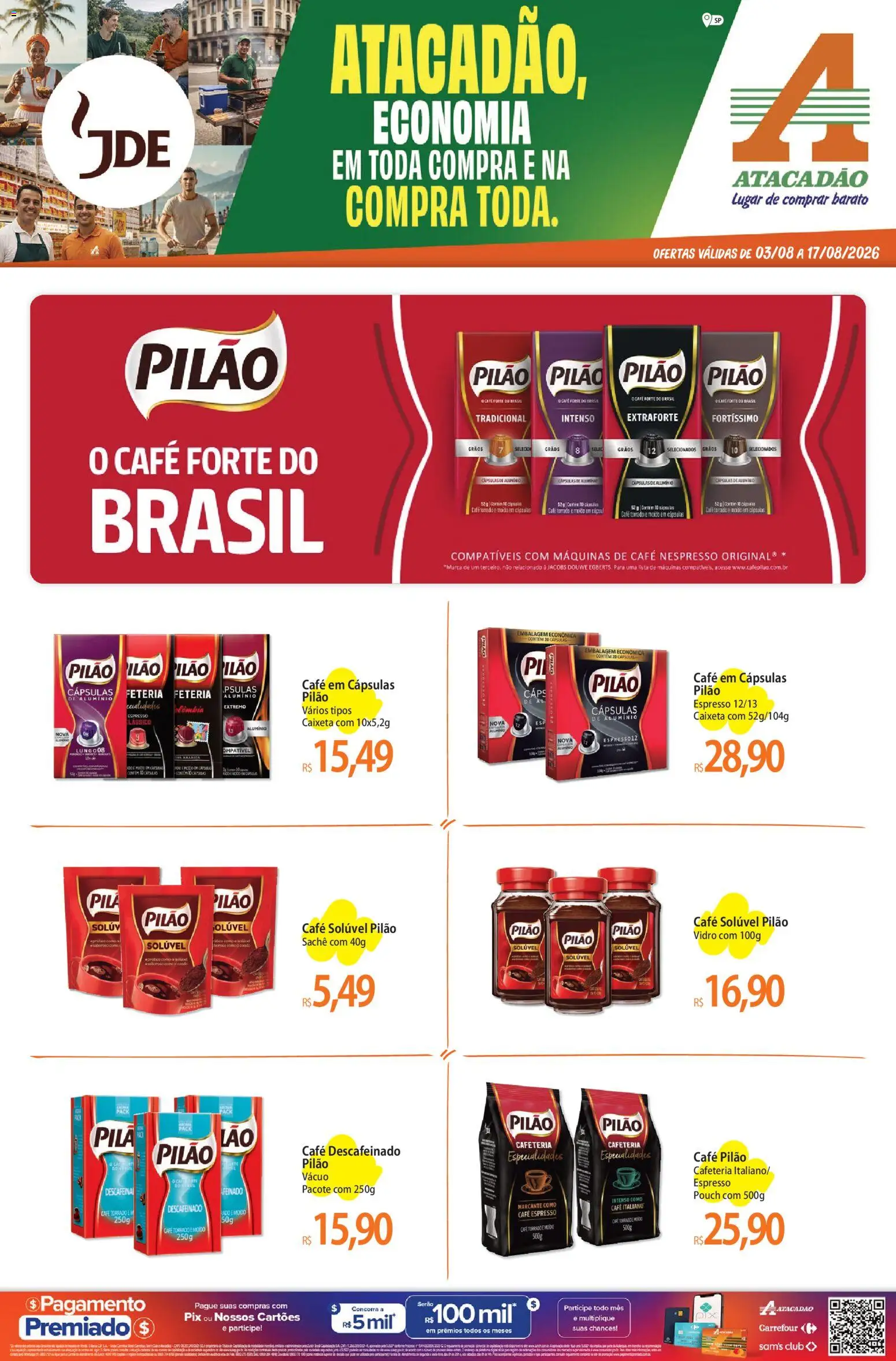 Pré-Visualização do folheto "Atacadão ofertas - SP" da loja Atacadão válido a partir de 03/08/2026