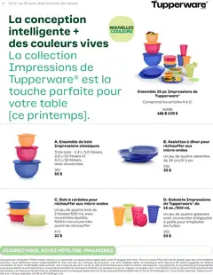 Un aperçu du dépliant Tupperware circulaire du magasin Tupperware est valide à partir 1 avr. 2026