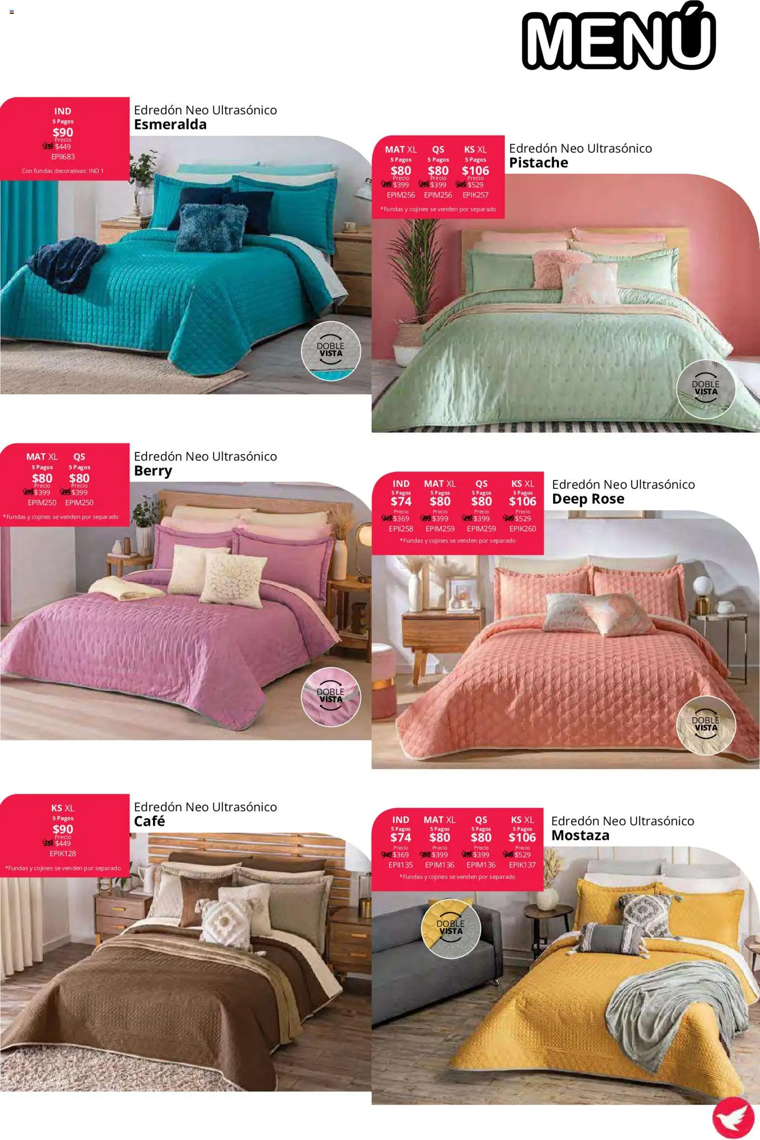 Vista previa las ofertas de la tienda Colchas Concord - Colchas Concord catálogo desde el 15/10/2026 