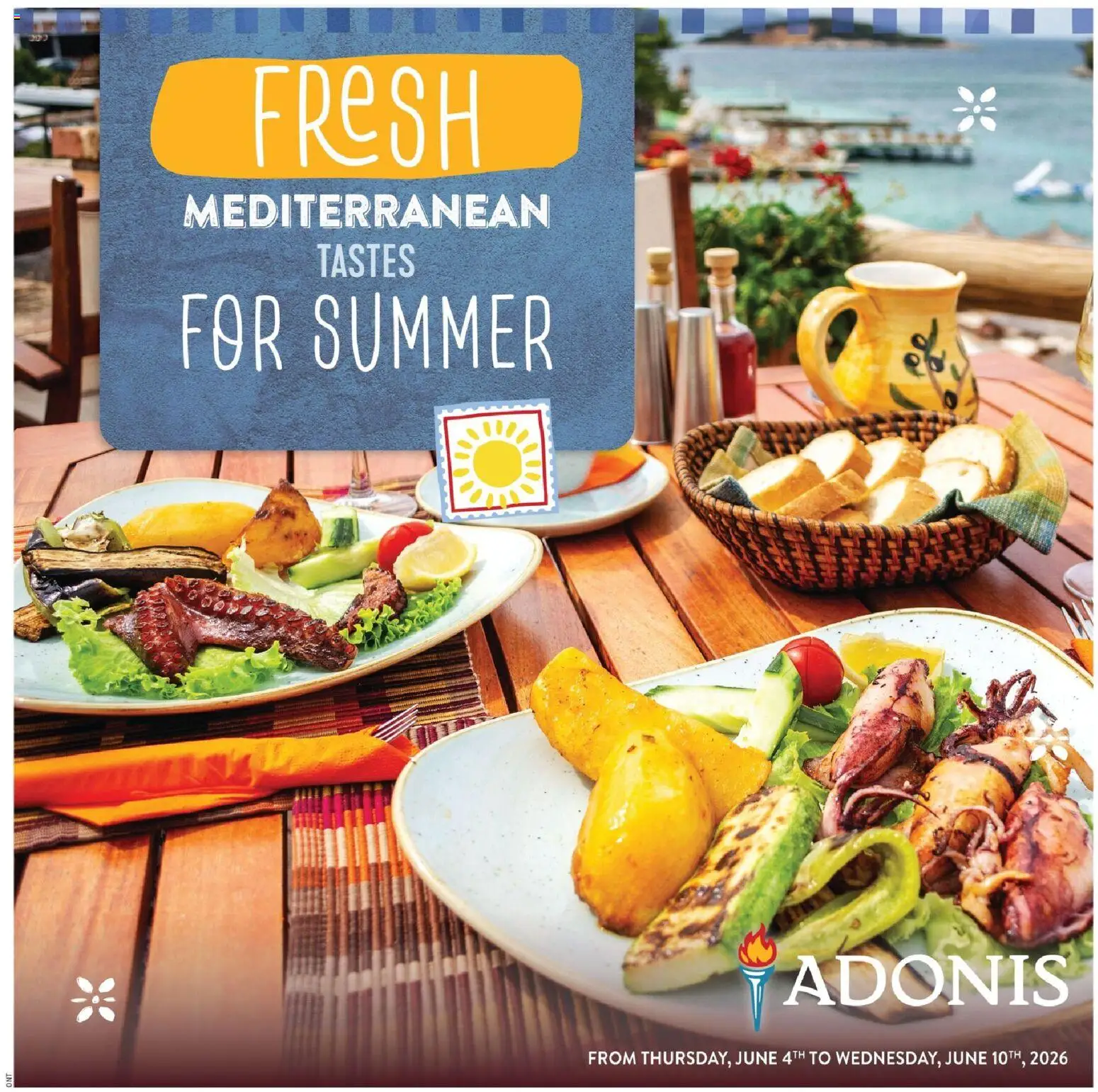 Preview of leaflet Adonis flyer - Fresh Mediterranean from shop Adonis is valid from Jun 04, 2026